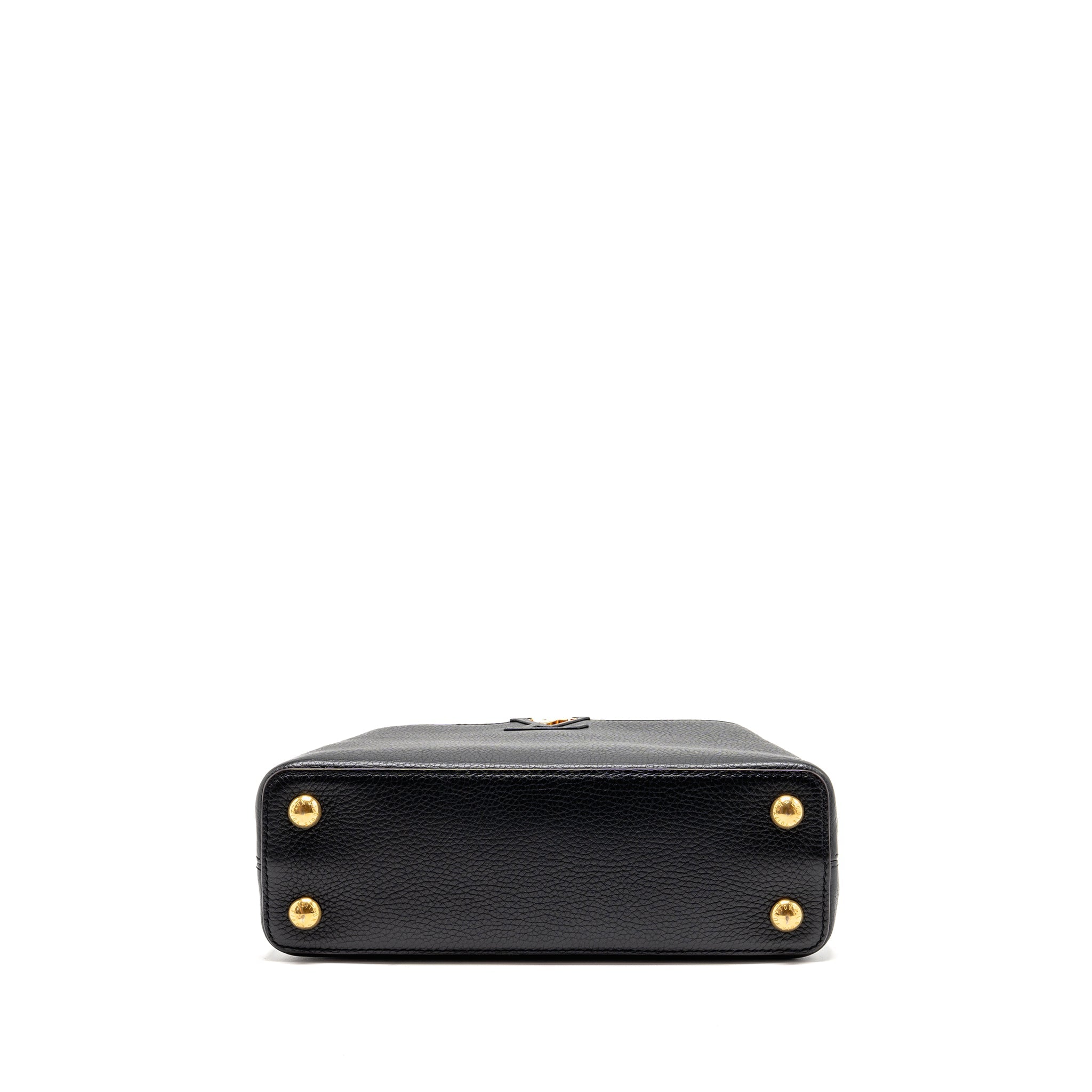 LOUIS VUITTON CAPUCINES BB CALFSKIN BLACK GHW