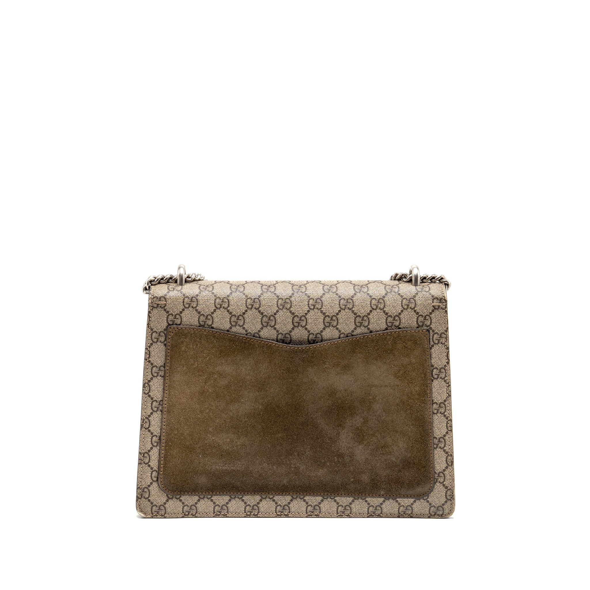 GUCCI MEDIUM EMBROIDERED DIONYSUS SHOULDER BAG GG SUPREME CANVAS/LEATHER MULTICOLOUR SHW