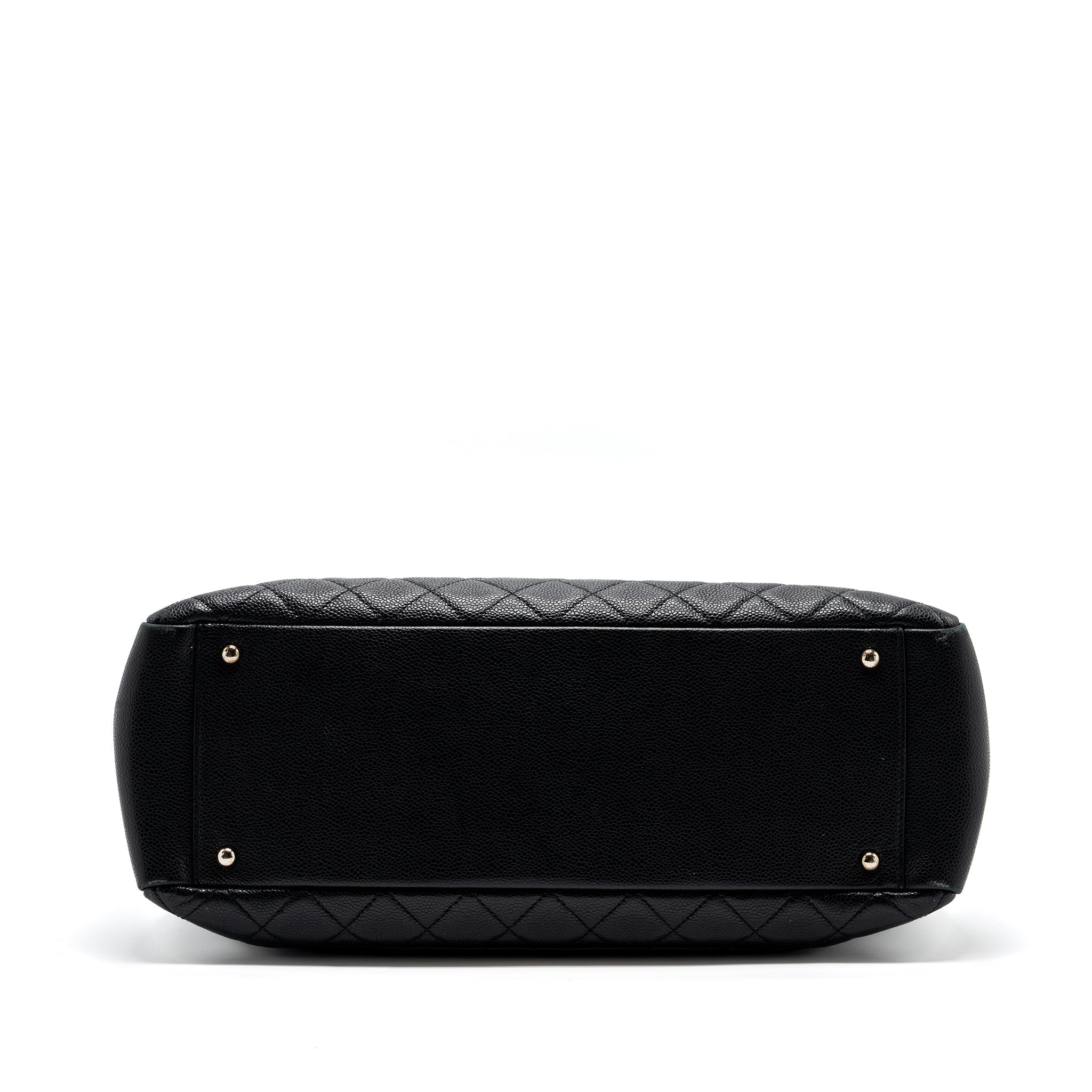 CHANEL GRAND SHOPPING TOTE XL CAVIAR BLACK SHW