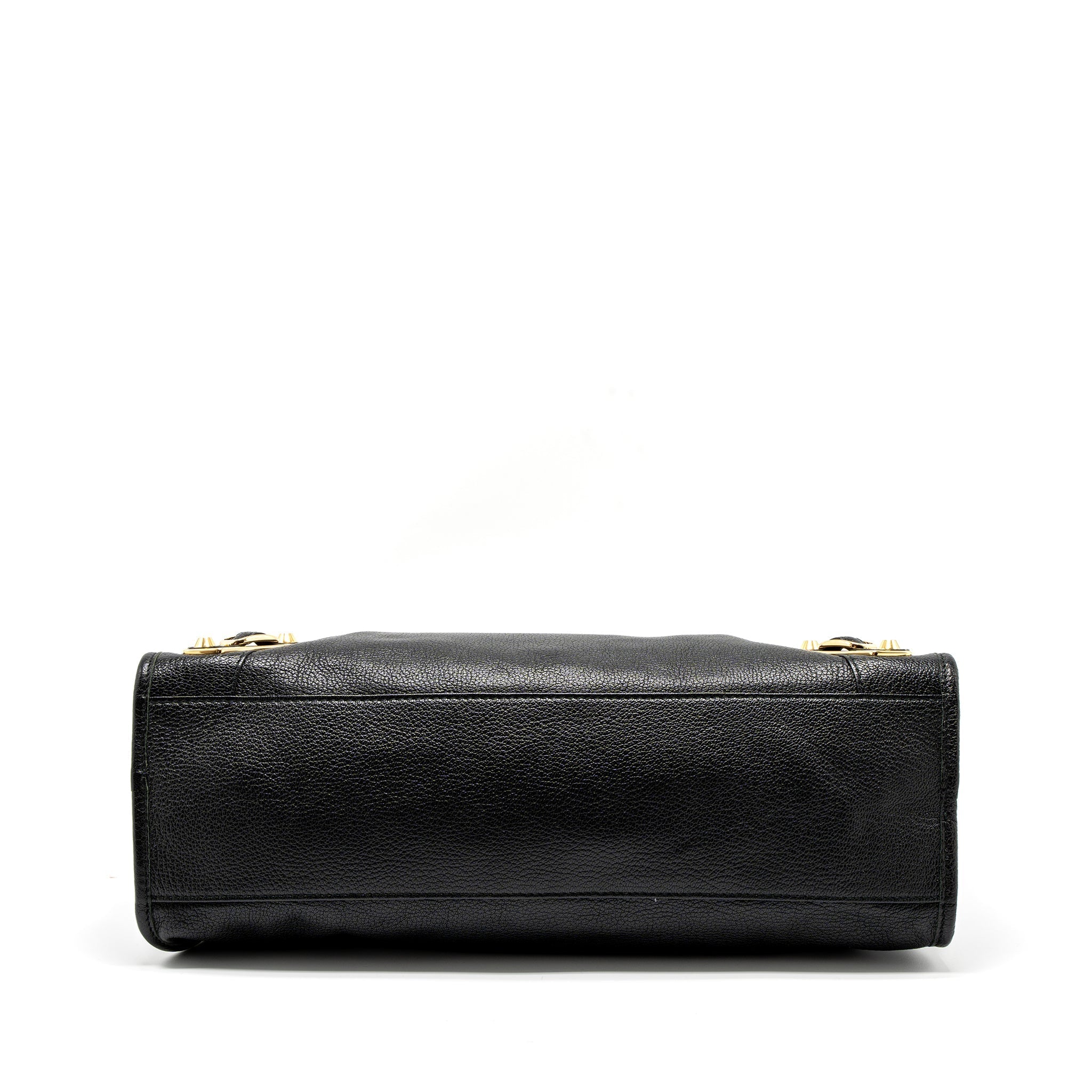 BALENCIAGA CLASSIC CITY BAG LEATHER BLACK GHW