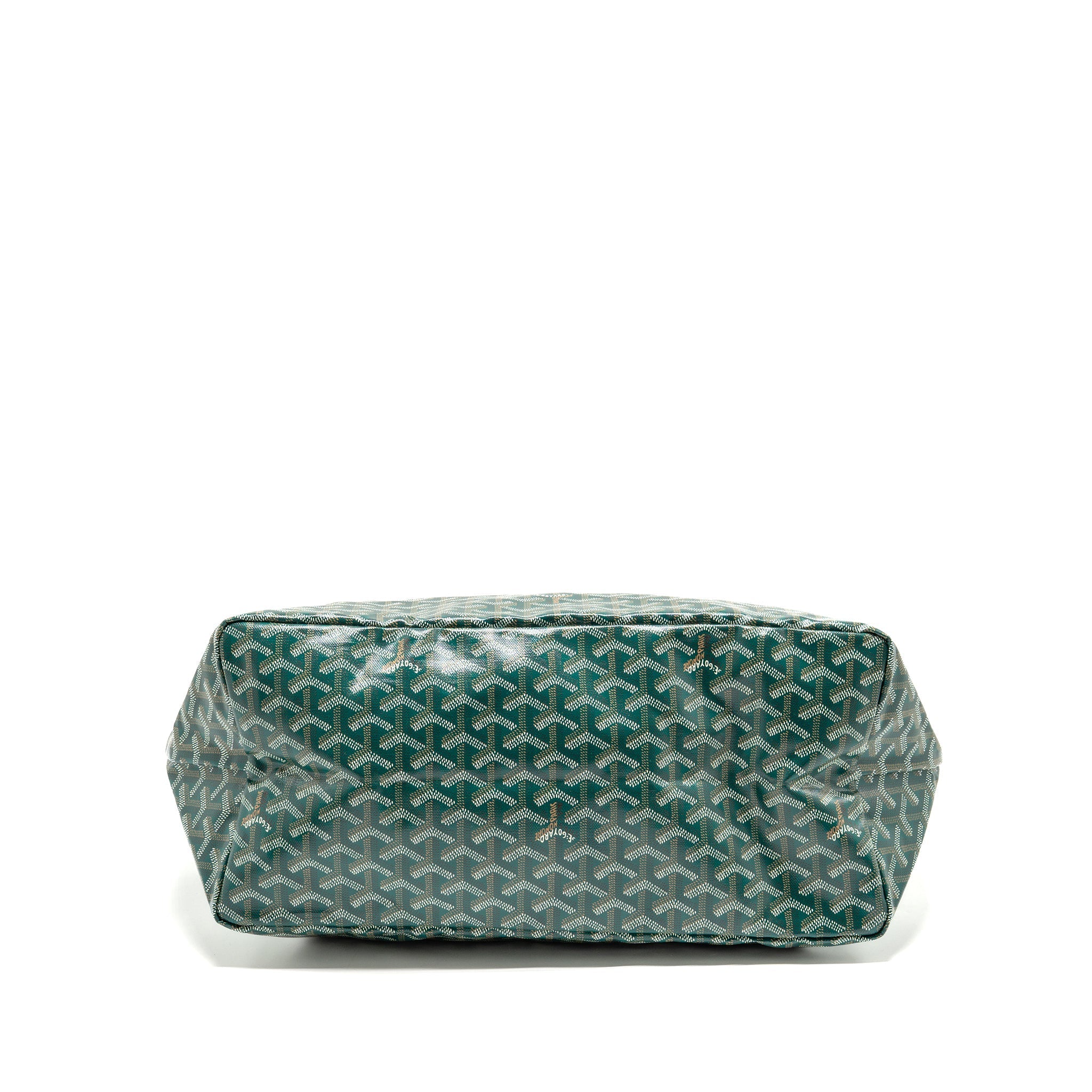 GOYARD SAINT LOUIS GM TOTE GOYARDINE CANVAS GREEN SHW