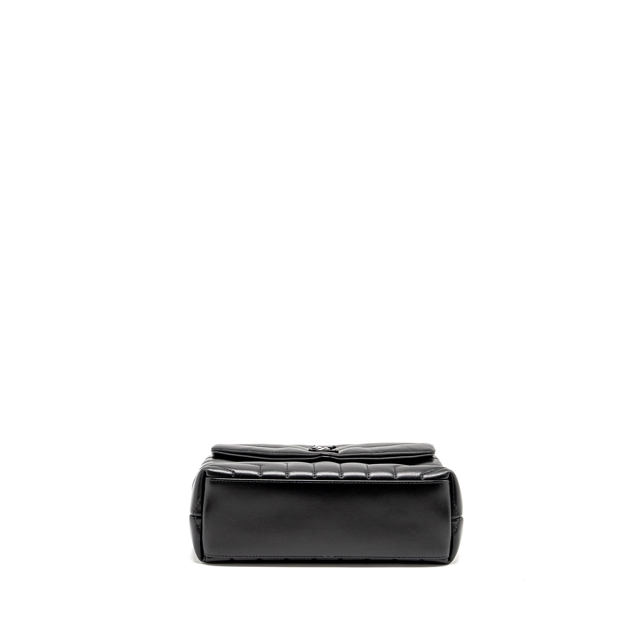 SAINT LAURENT/YSL SMALL LOULOU BAG CALFSKIN SO BLACK