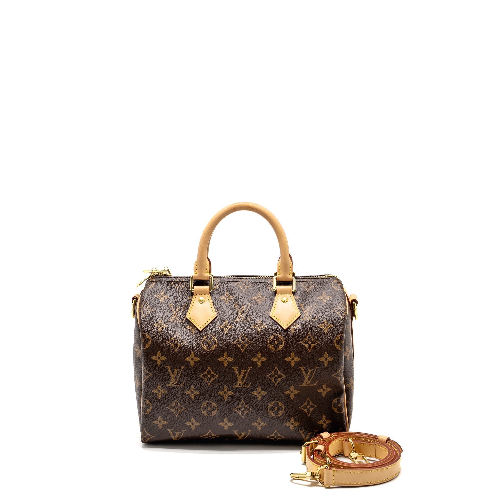 LOUIS VUITTON SPEEDY BANDOULIERE 25 MONOGRAM CANVAS GHW