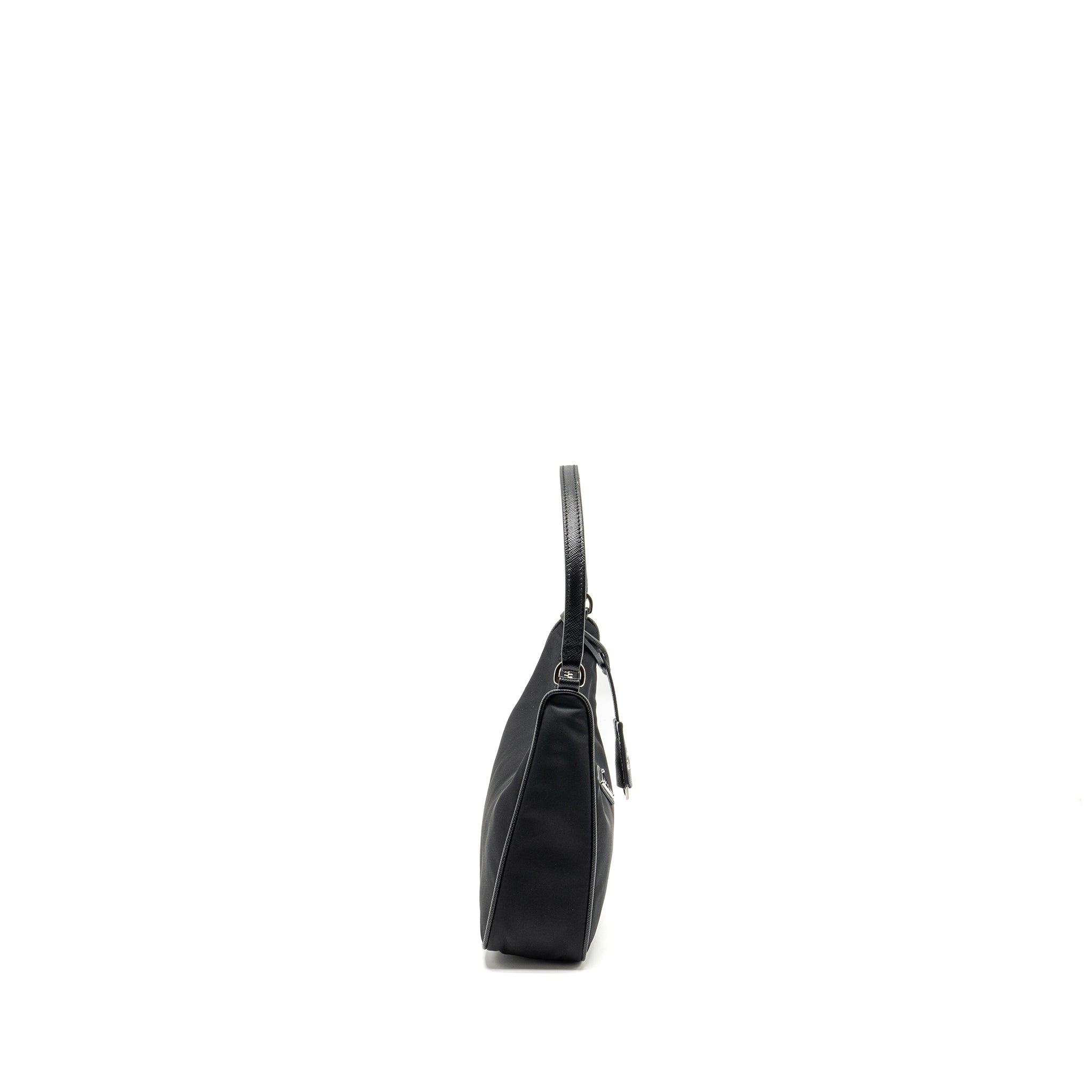 PRADA RE-EDITION 2005 RE-NYLON AND SAFFIANO MINI BAG BLACK SHW