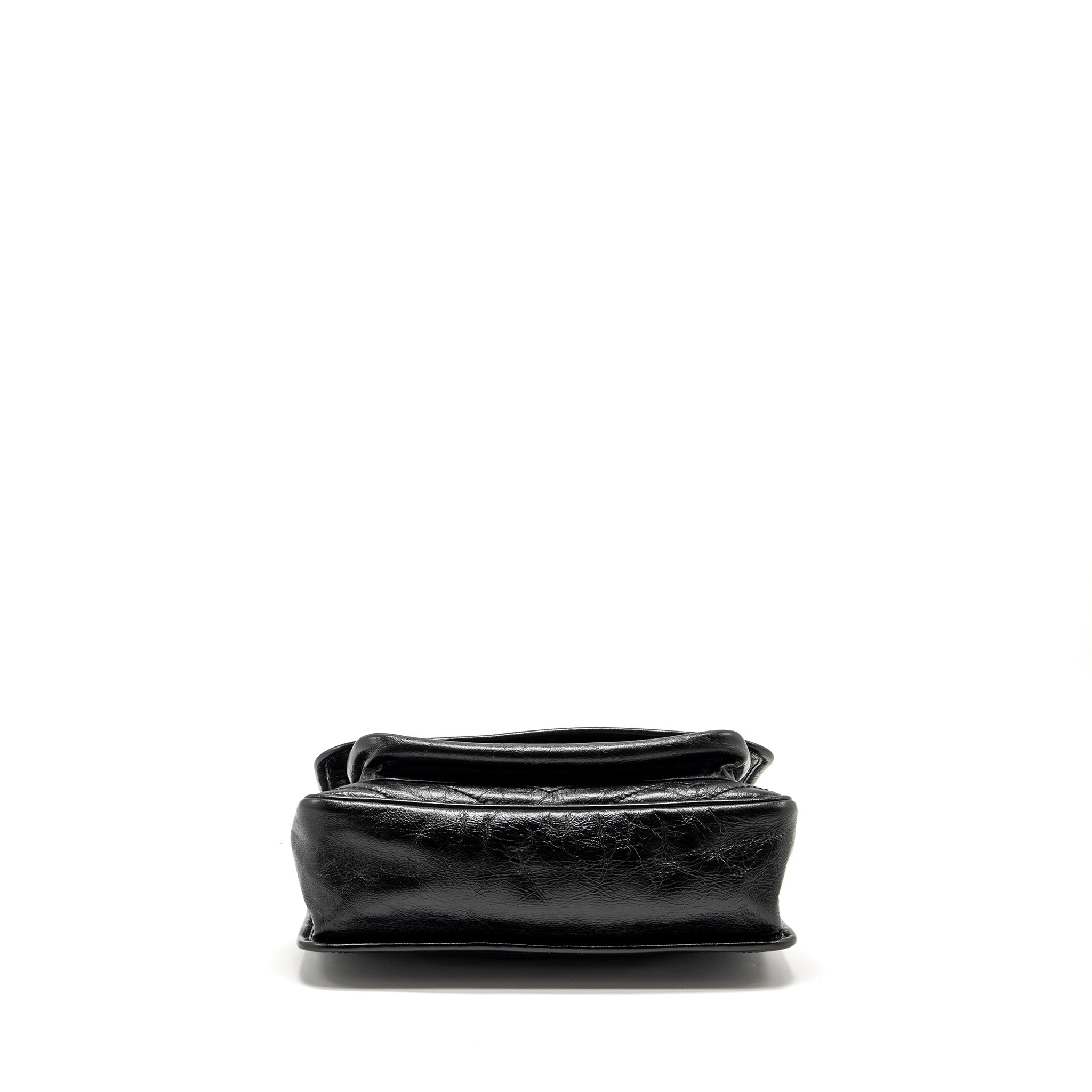 SAINT LAURENT MEDIUM NIKI CALFSKIN BLACK RUTHENIUM HARDWARE