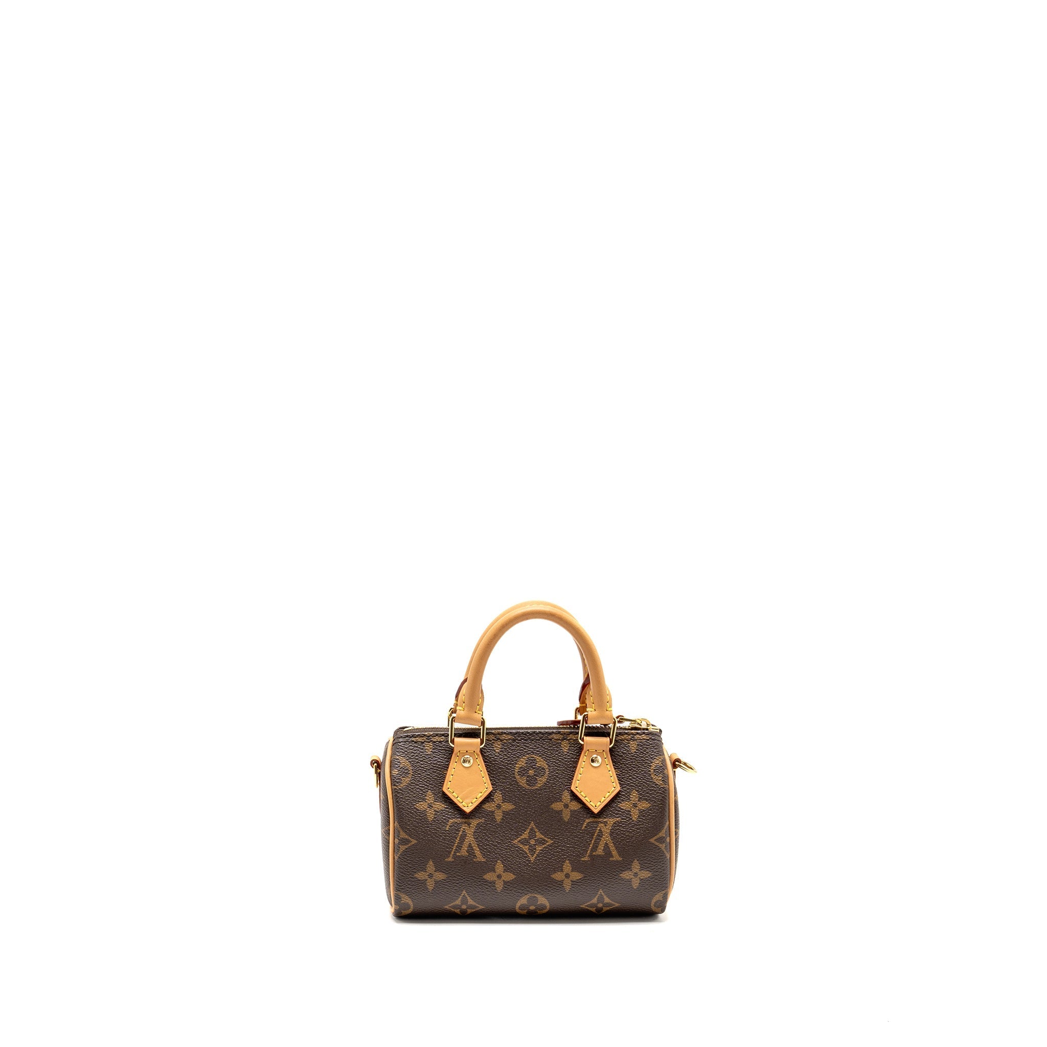 LOUIS VUITTON NANO SPEEDY MONOGRAM CANVAS GHW
