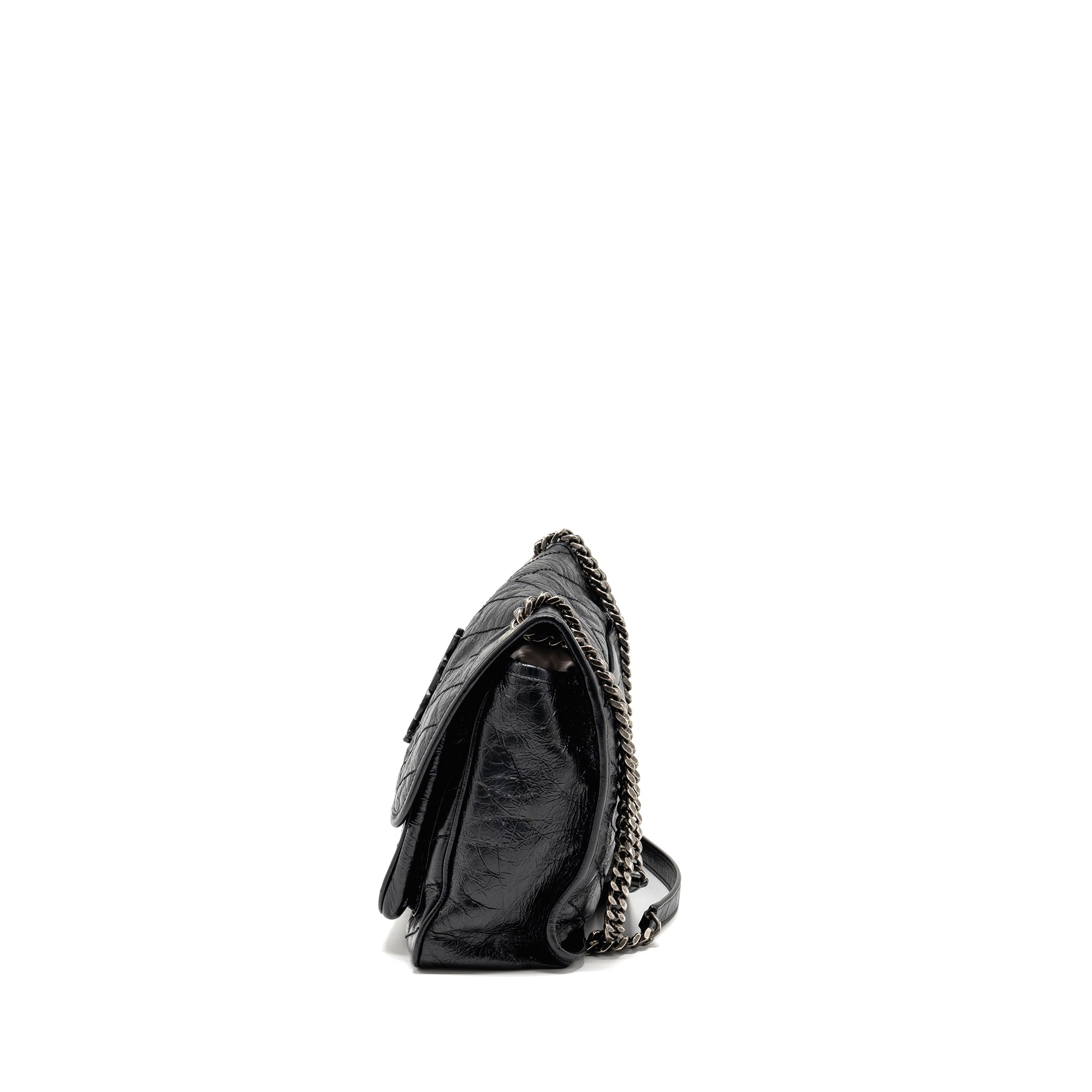 SAINT LAURENT MEDIUM NIKI CALFSKIN BLACK SHW
