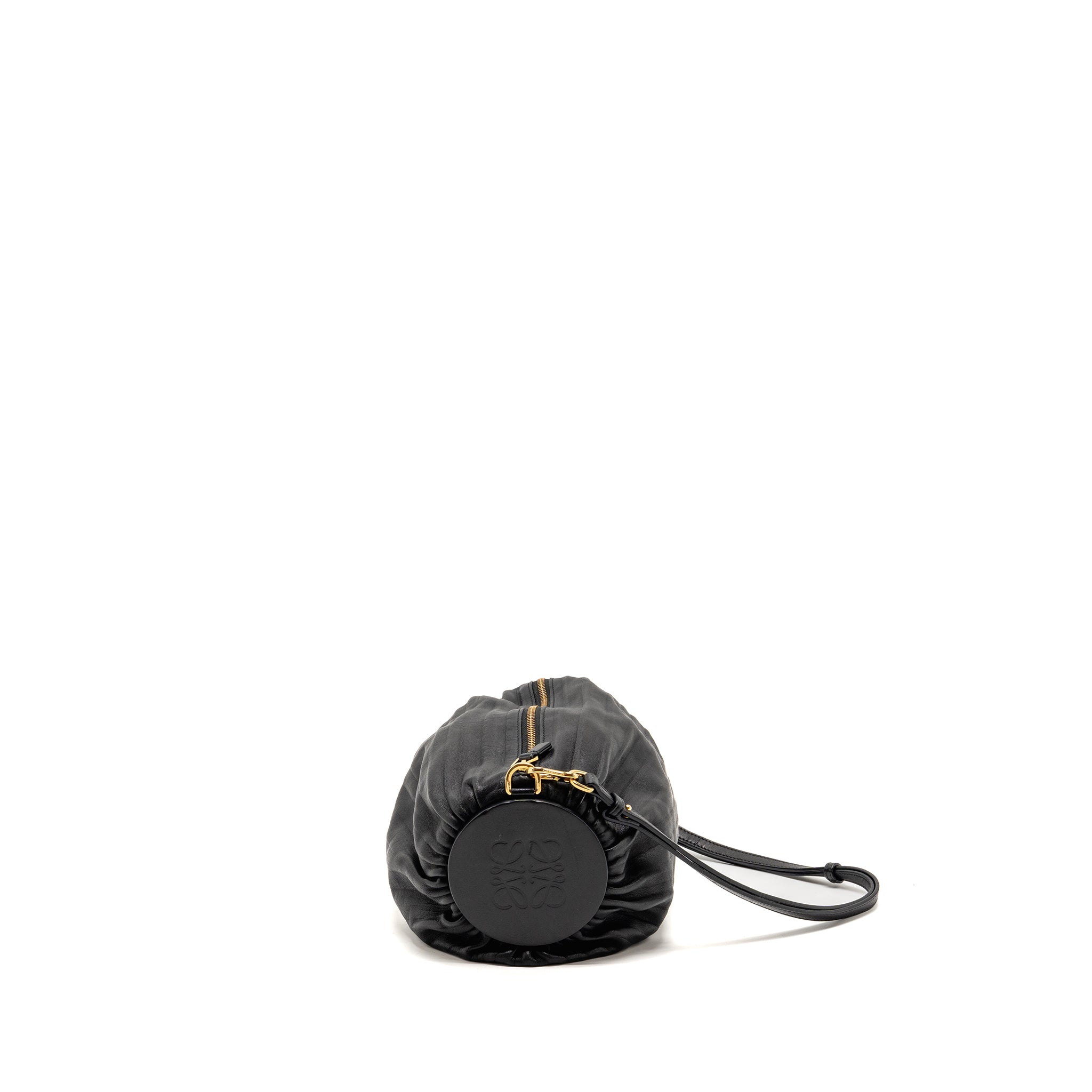 LOEWE BRACELET POUCH LAMBSKIN BLACK GHW