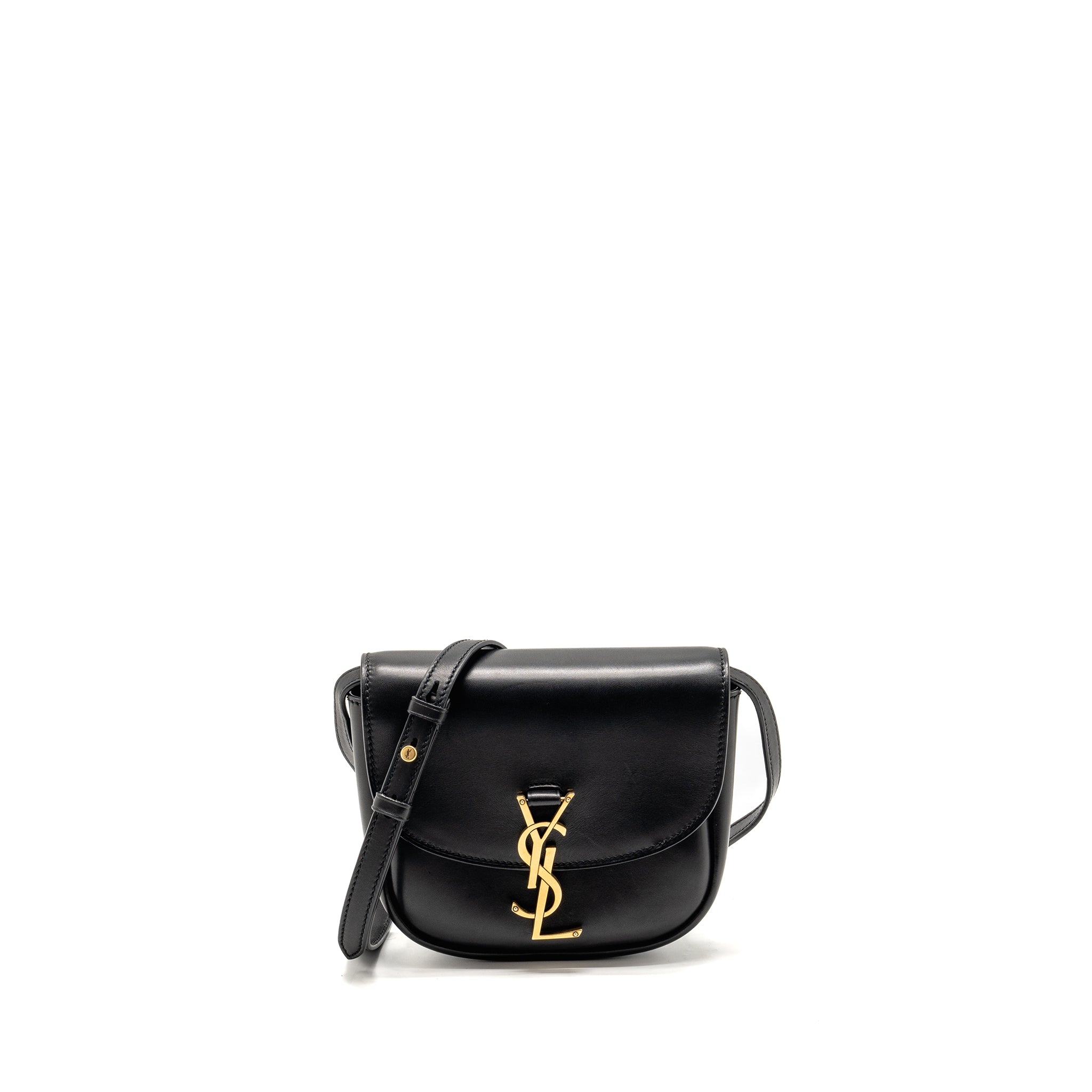 SAINT LAURENT/YSL KAIA BAG CALFSKIN BLACK GHW