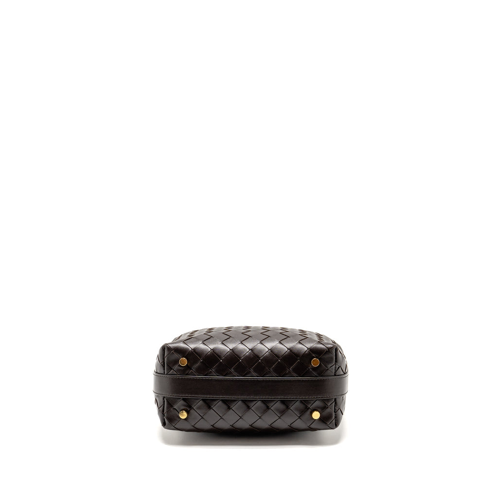 BOTTEGA VENETA WALLACE INTRECCIATO CALFSKIN FONDANT GHW