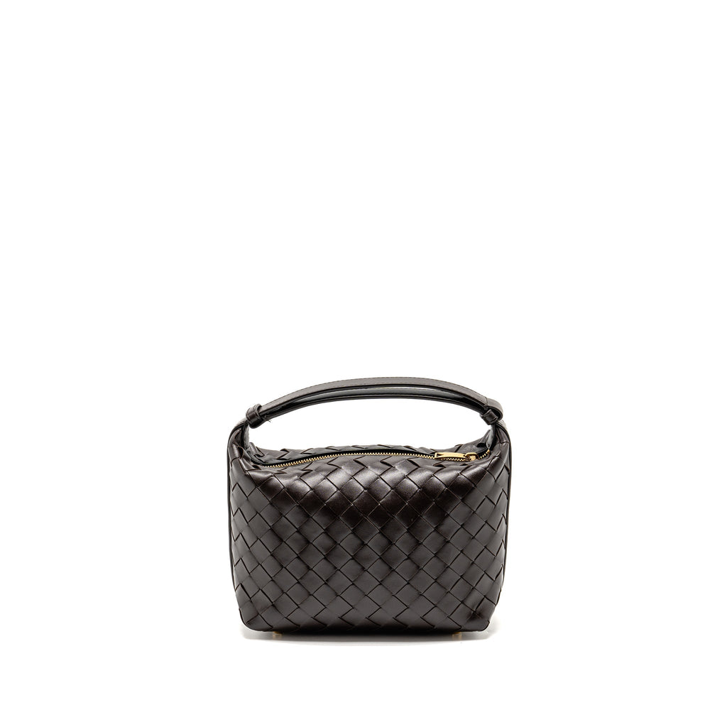BOTTEGA VENETA WALLACE INTRECCIATO CALFSKIN FONDANT GHW