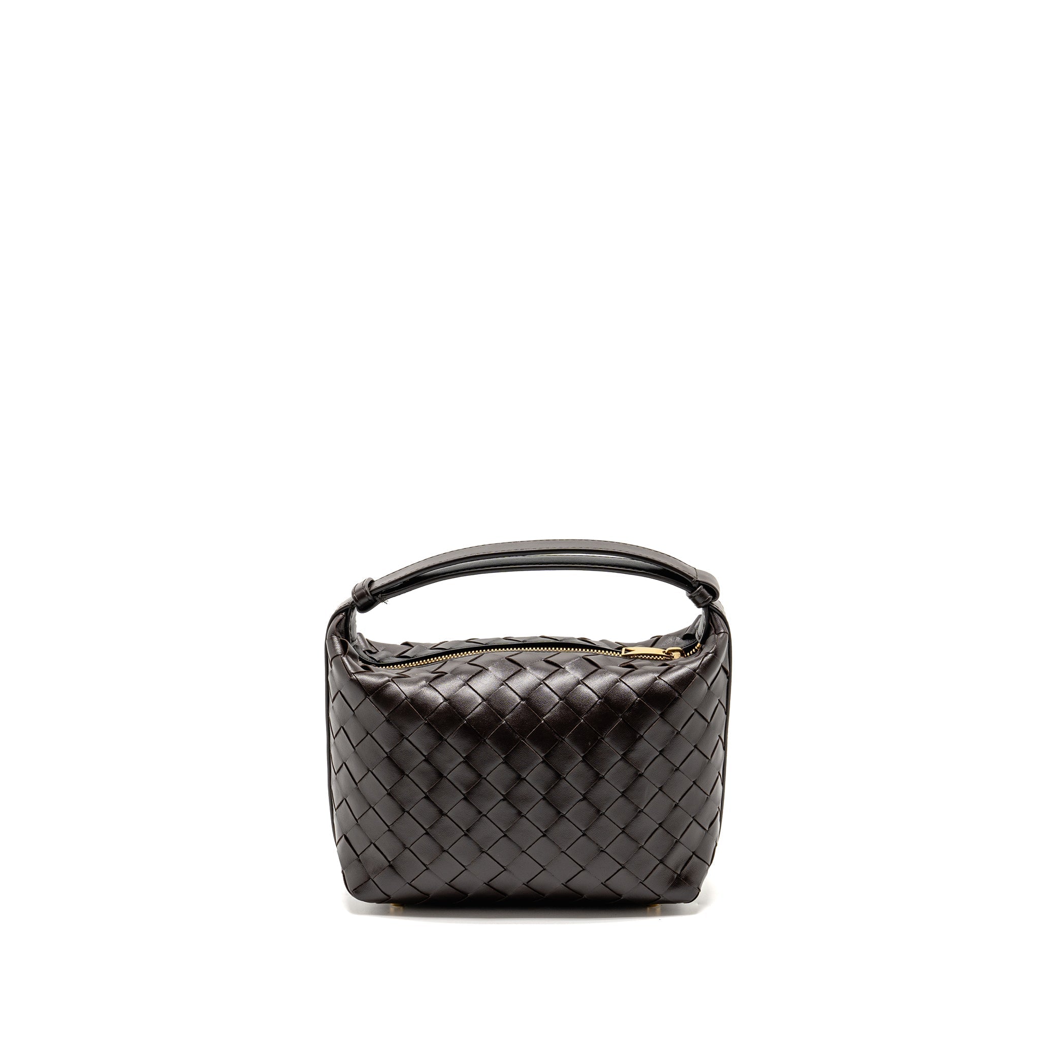 BOTTEGA VENETA WALLACE INTRECCIATO CALFSKIN FONDANT GHW