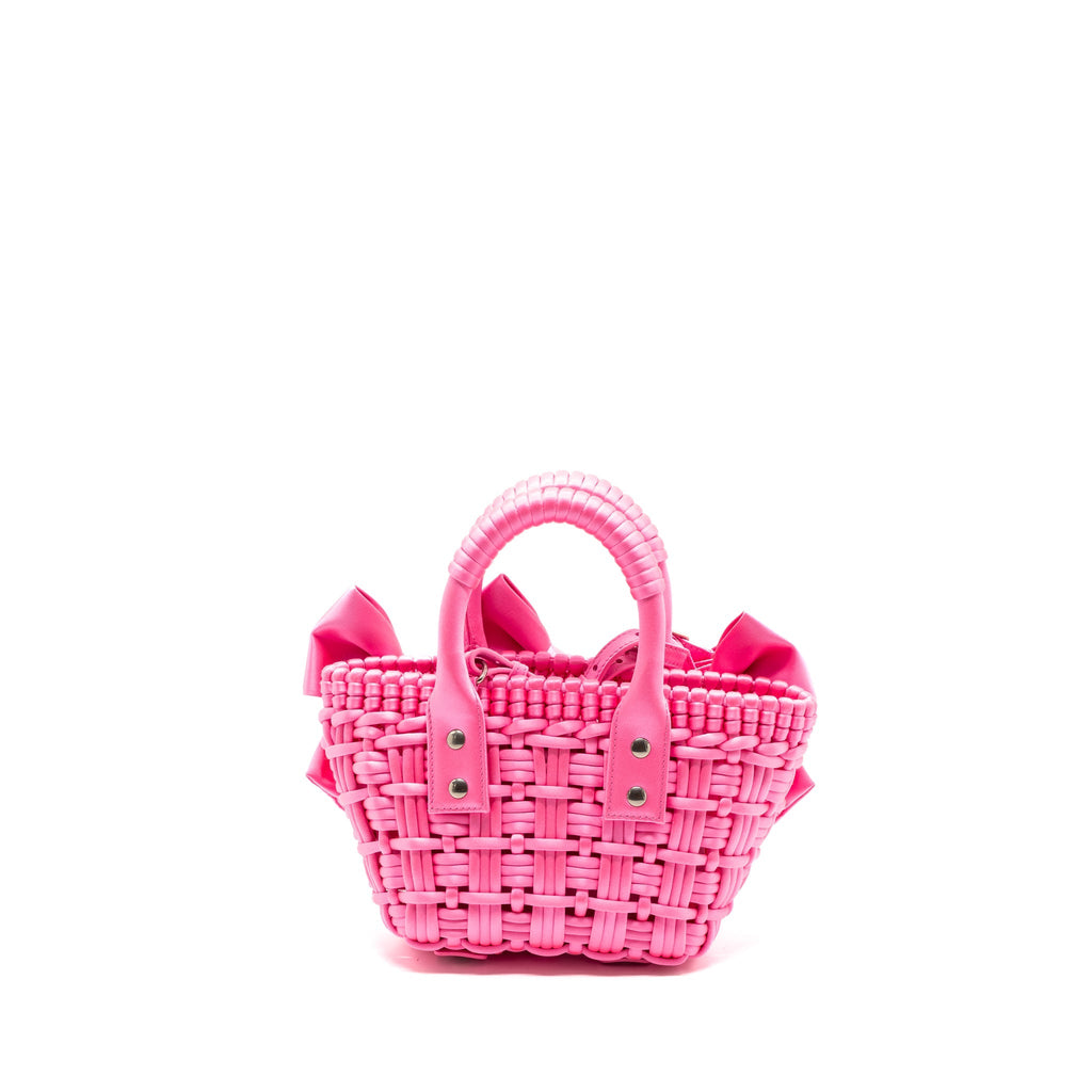 BALENCIAGA MINI TOTE BAG 2023S VALENTINE’S DAY LIMITED EDITION FABRIC PINK SHW
