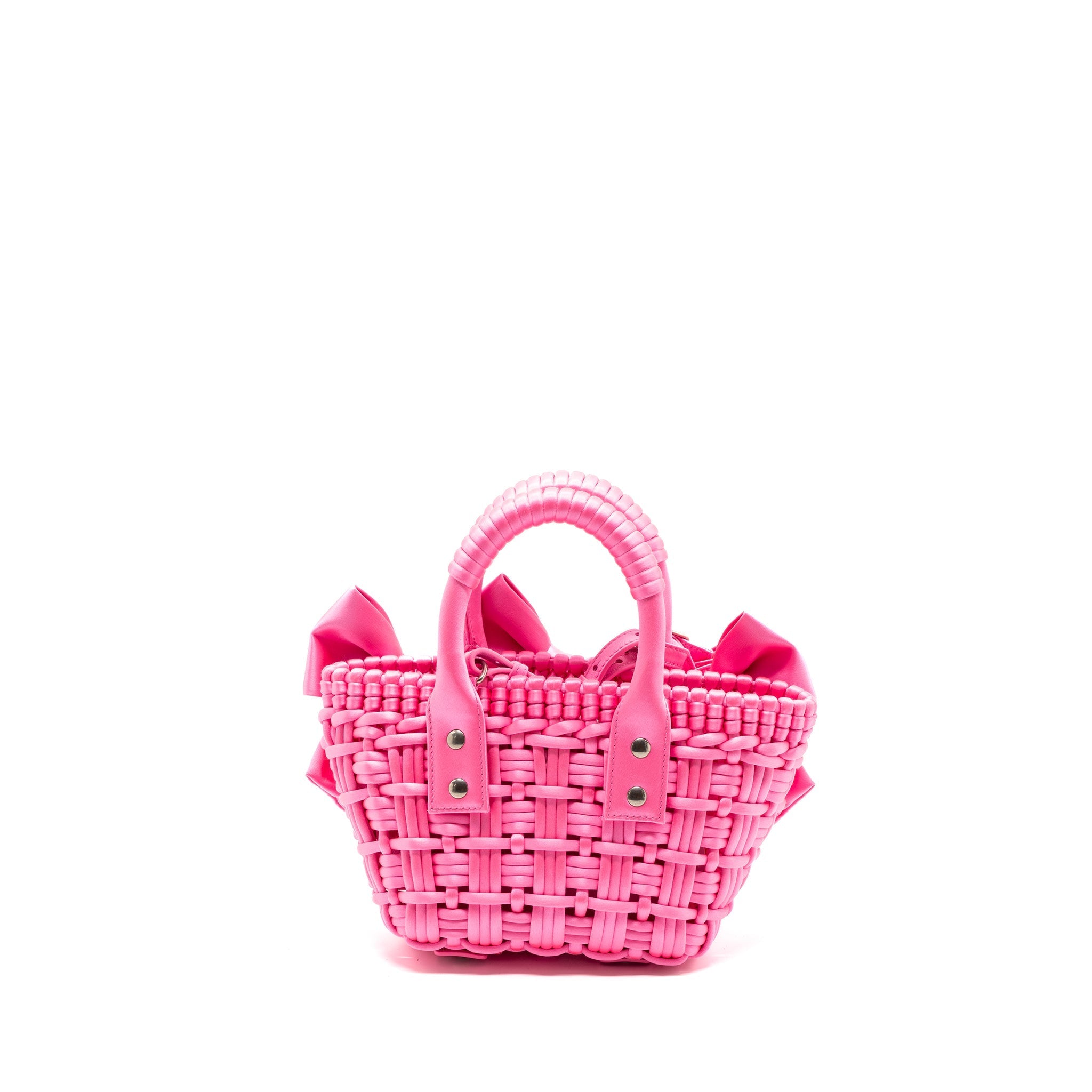 BALENCIAGA MINI TOTE BAG 2023S VALENTINE’S DAY LIMITED EDITION FABRIC PINK SHW