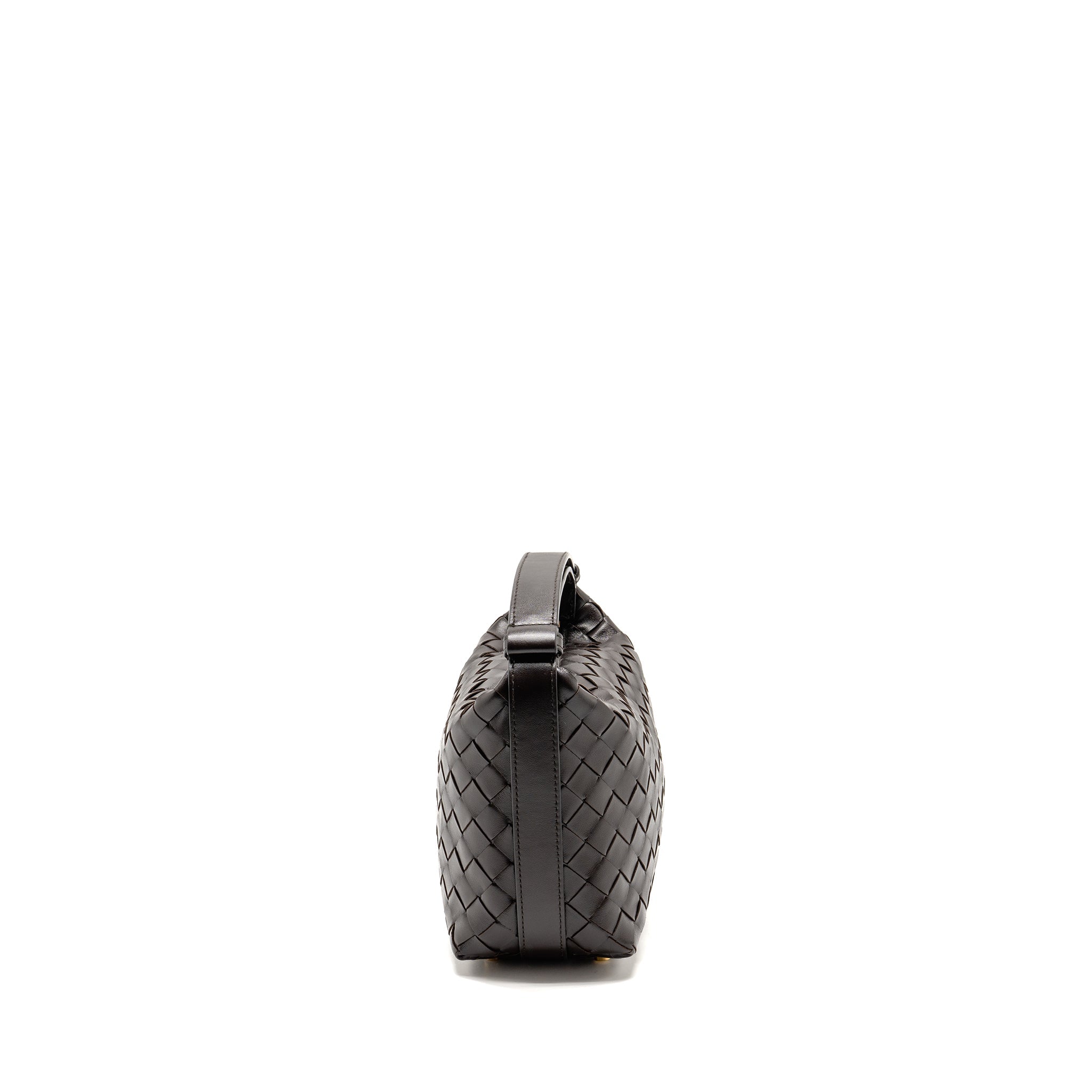 BOTTEGA VENETA WALLACE INTRECCIATO CALFSKIN FONDANT GHW