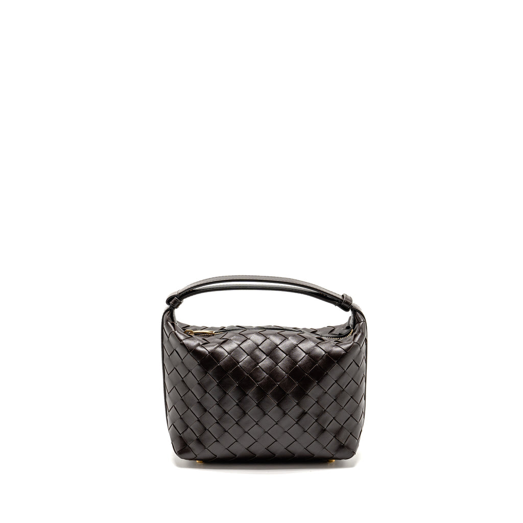 BOTTEGA VENETA WALLACE INTRECCIATO CALFSKIN FONDANT GHW