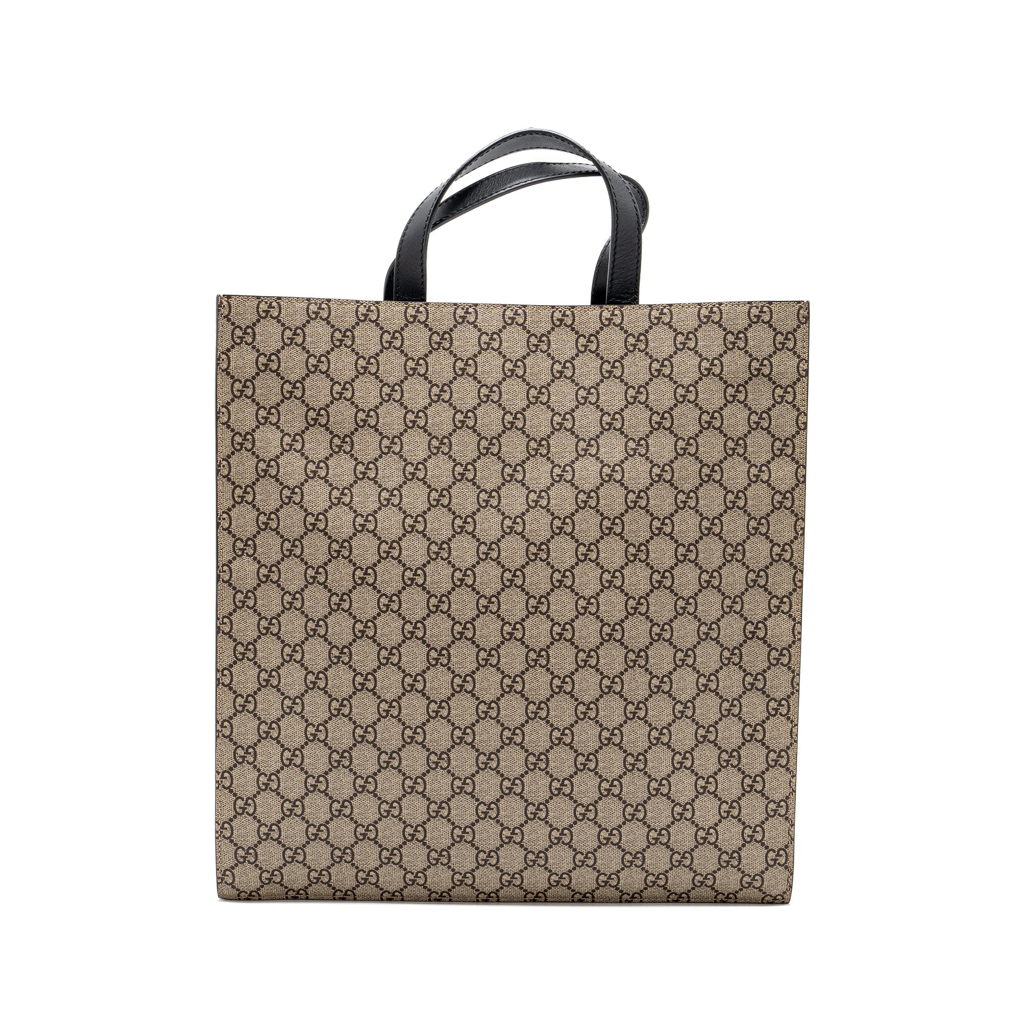 GUCCI BLIND FOR LOVE TOTE BAG GG SUPREME CANVAS BLACK/ MULTICOLOUR GHW