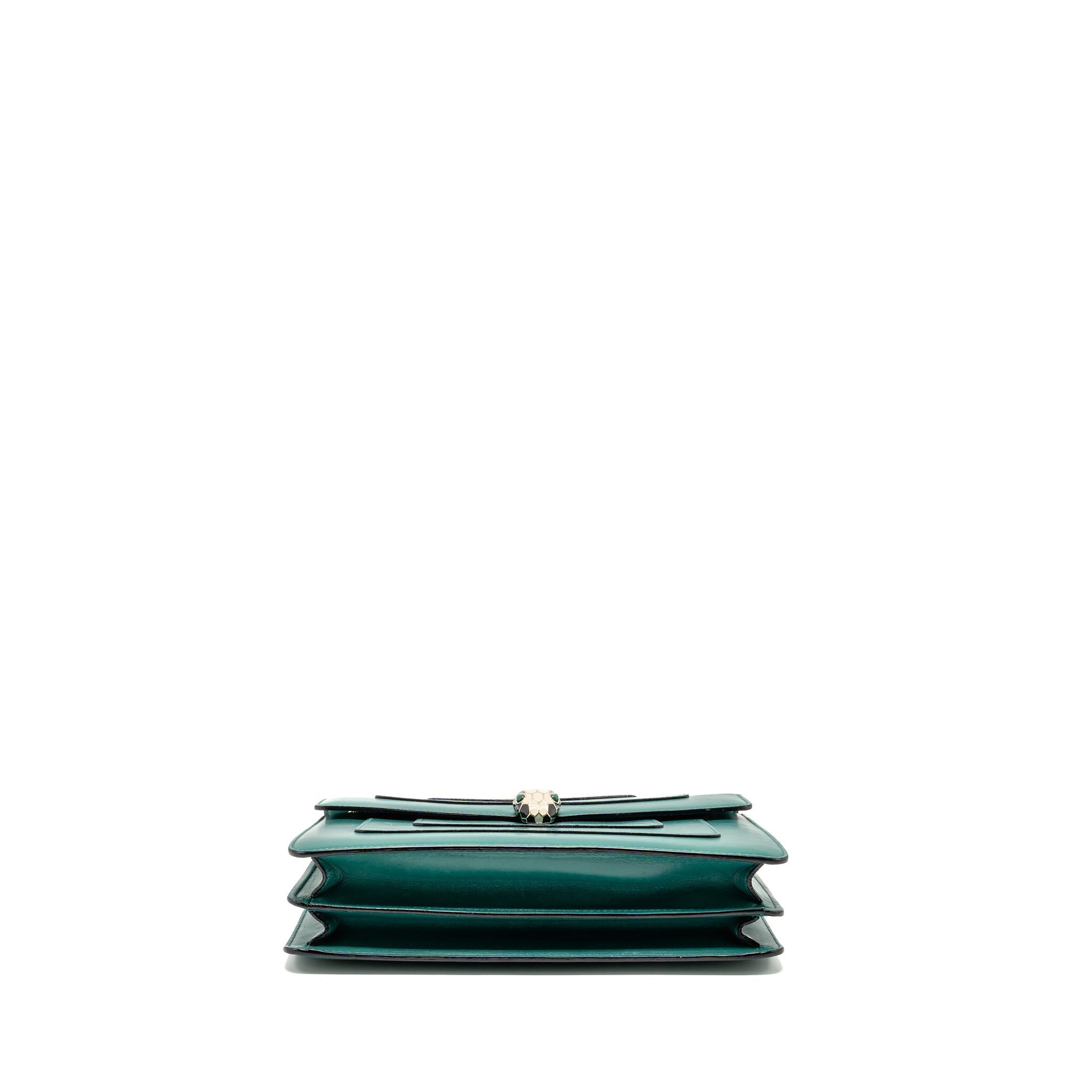 BVLGARI SERPENTI FOREVER BAG CALFSKIN GREEN LGHW