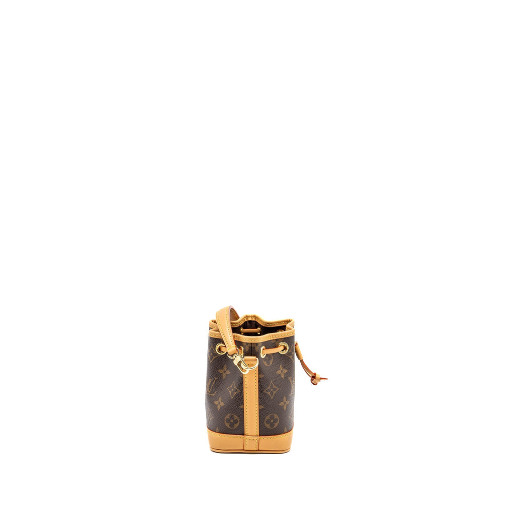 LOUIS VUITTON NANO NOE MONOGRAM CANVAS GHW