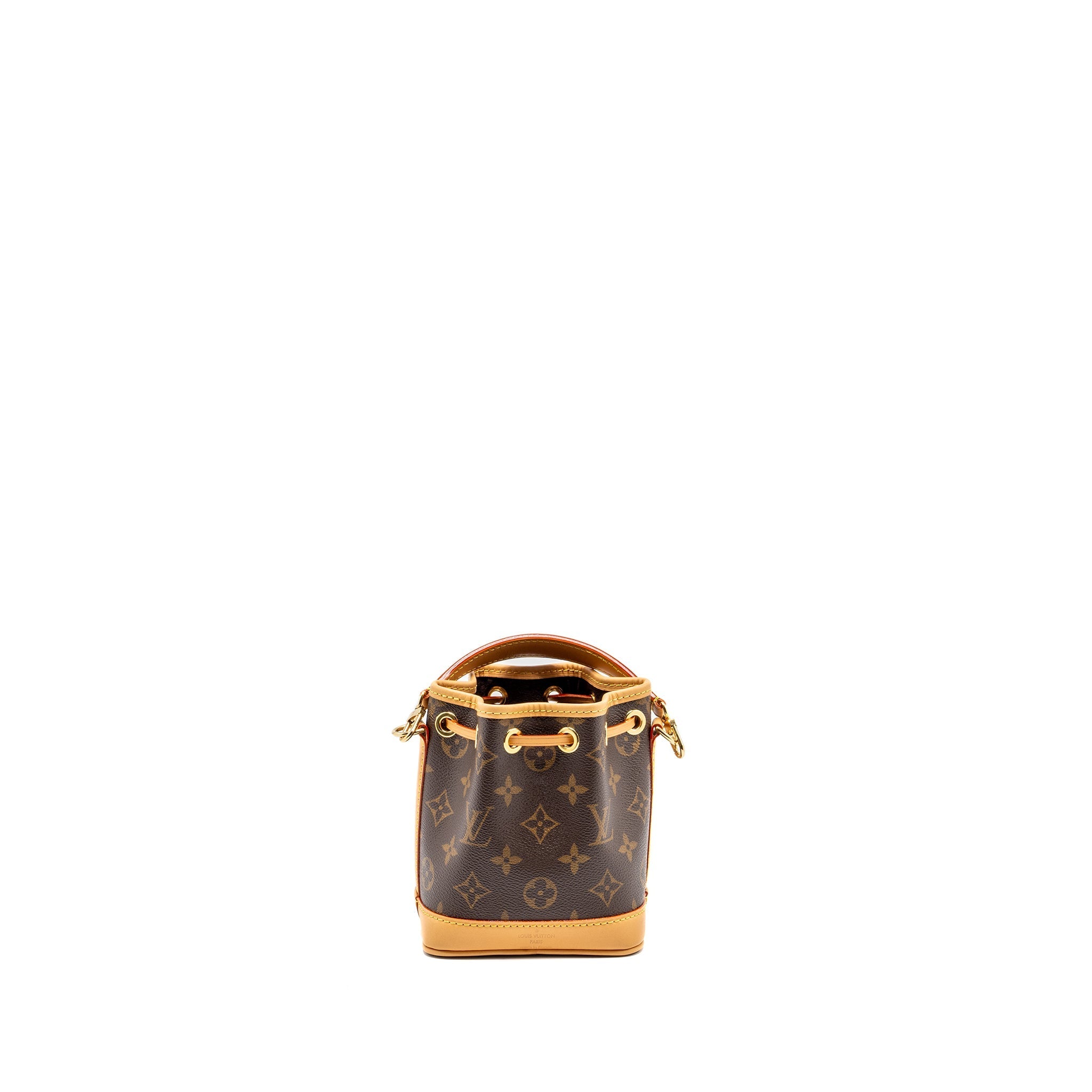 LOUIS VUITTON NANO NOE MONOGRAM CANVAS GHW