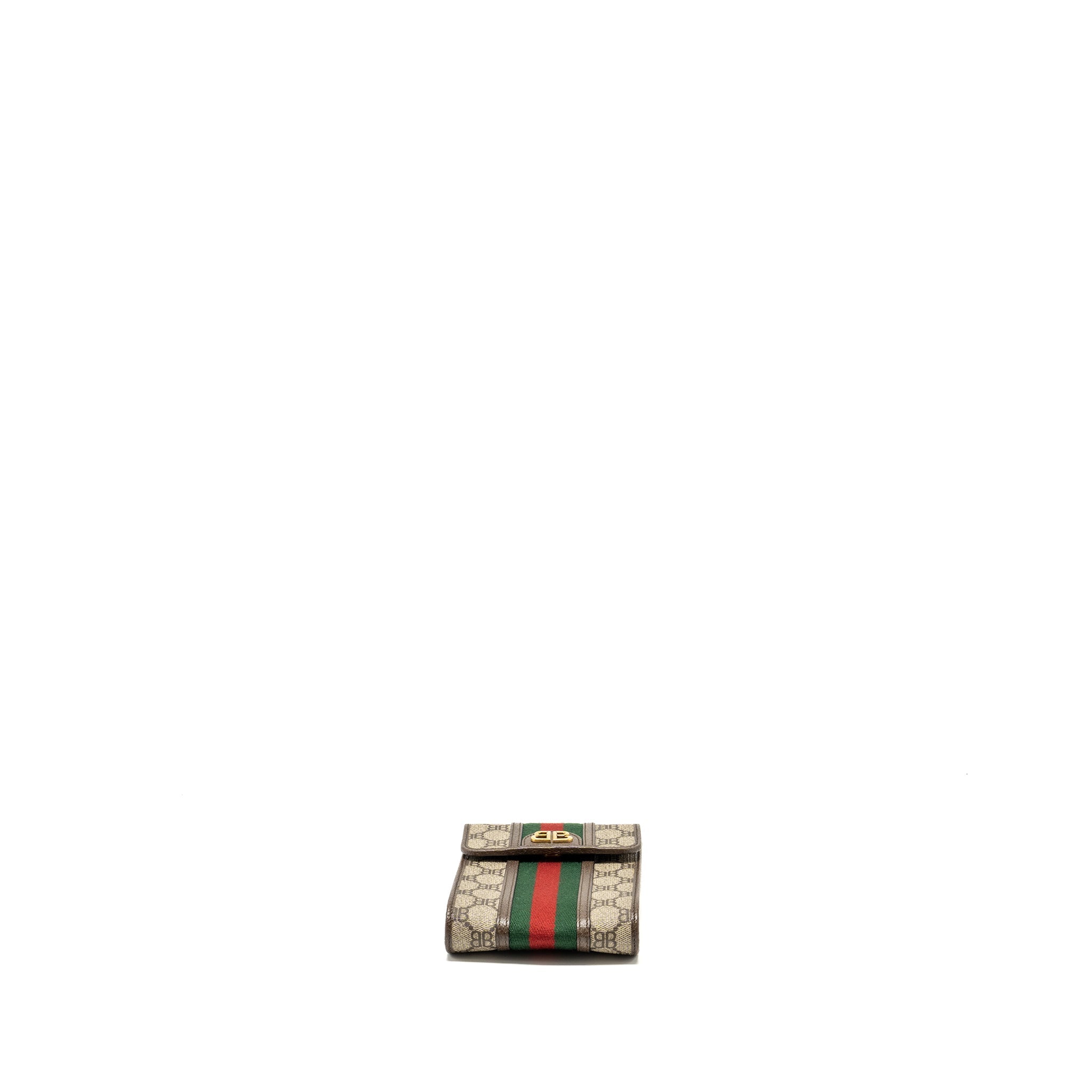 GUCCI X BALENCIAGA THE HACKER PROJECT PHONE CROSSBODY BAG CANVAS/LEATHER BROWN/MULTICOLOUR GHW