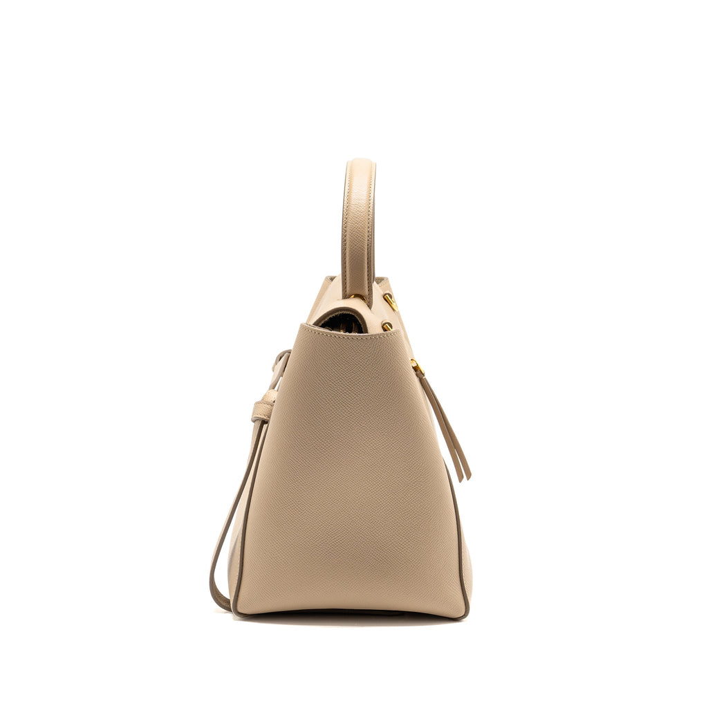 CELINE MINI BELT BAG GRAINED CALFSKIN LIGHT TAUPE GHW