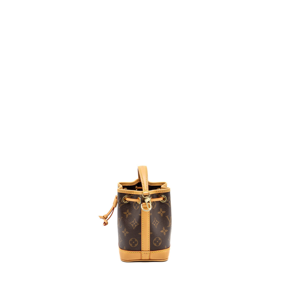 LOUIS VUITTON NANO NOE MONOGRAM CANVAS GHW