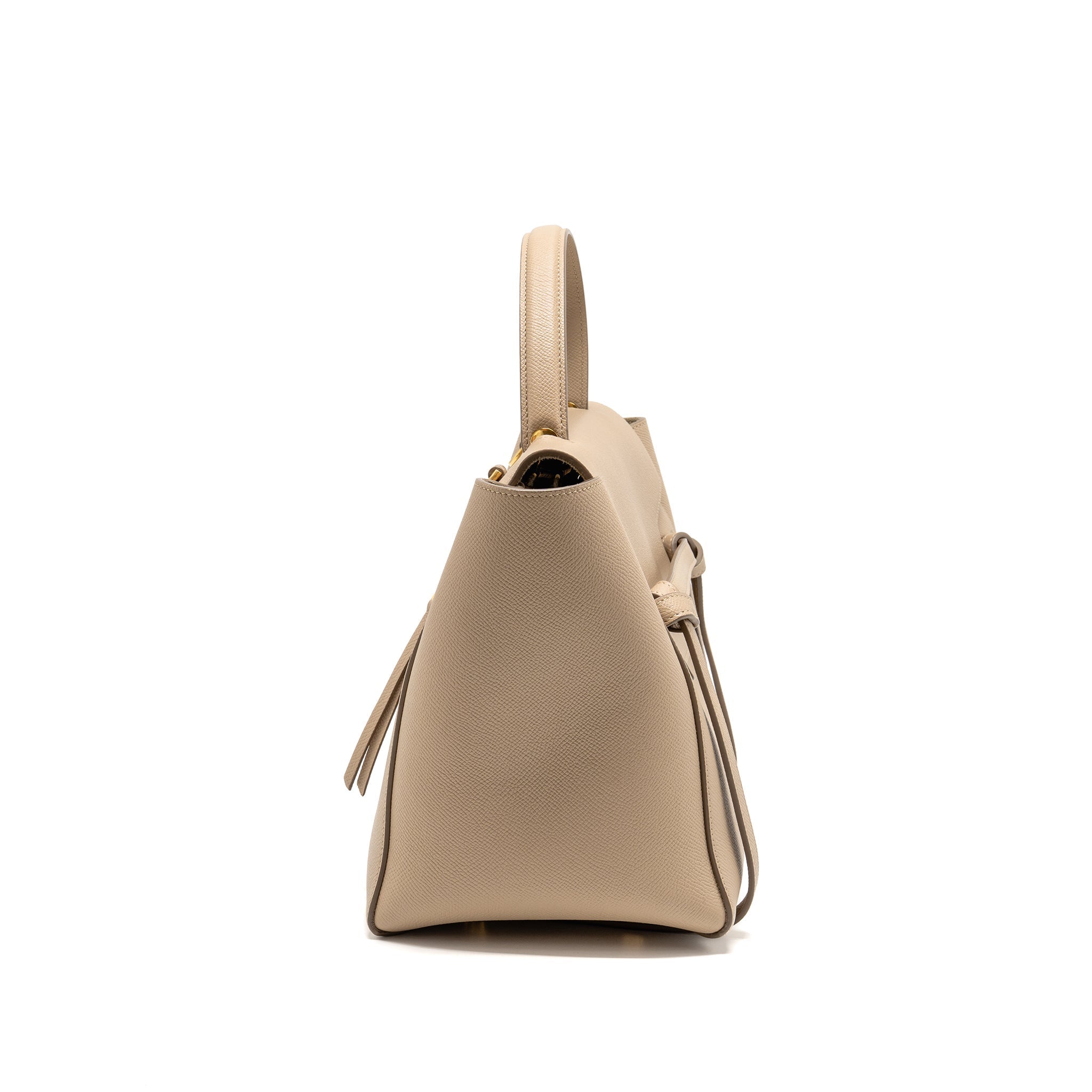 CELINE MINI BELT BAG GRAINED CALFSKIN LIGHT TAUPE GHW