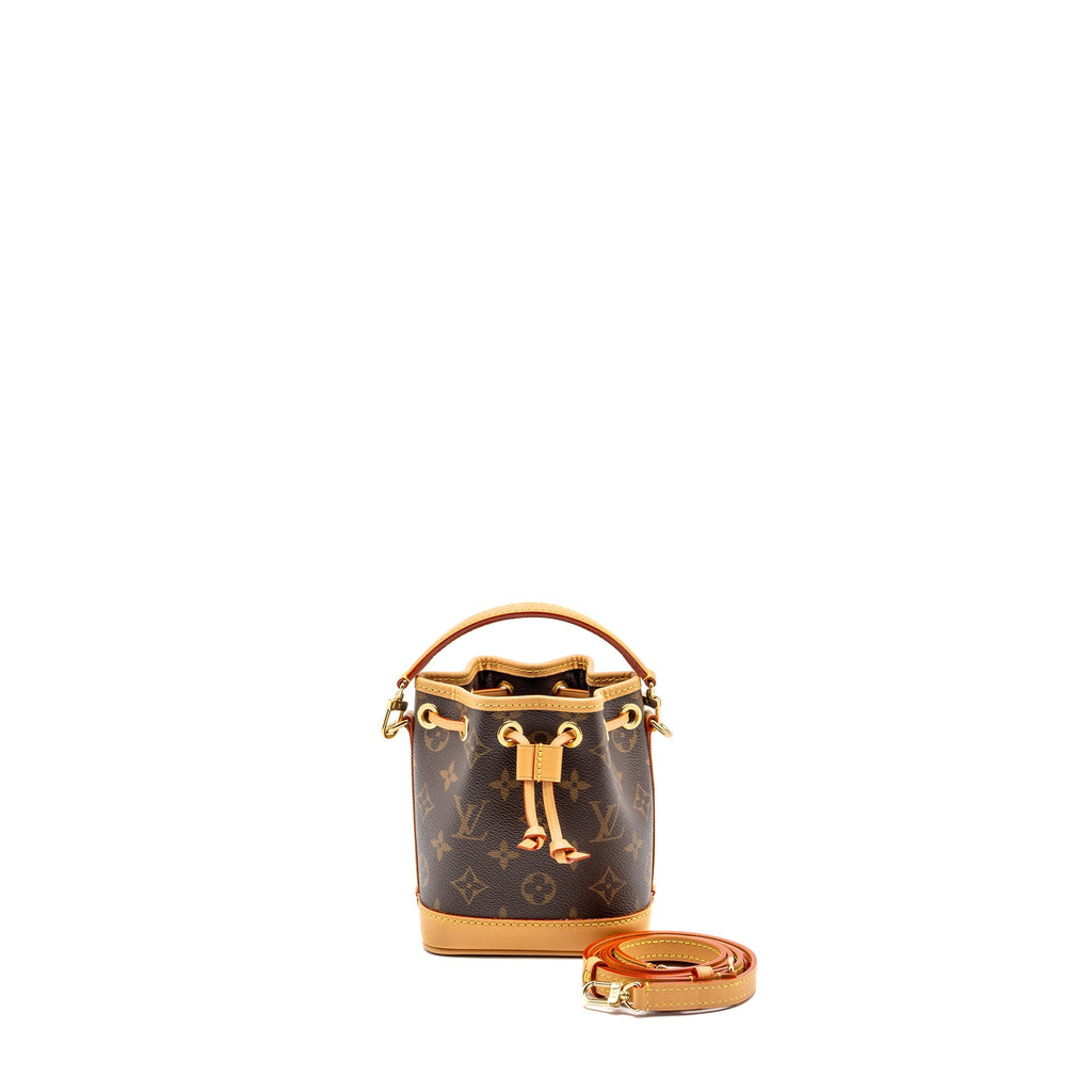 LOUIS VUITTON NANO NOE MONOGRAM CANVAS GHW