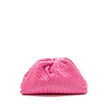 BOTTEGA VENETA INTRECCIATO POUCH LEATHER PINK SHW