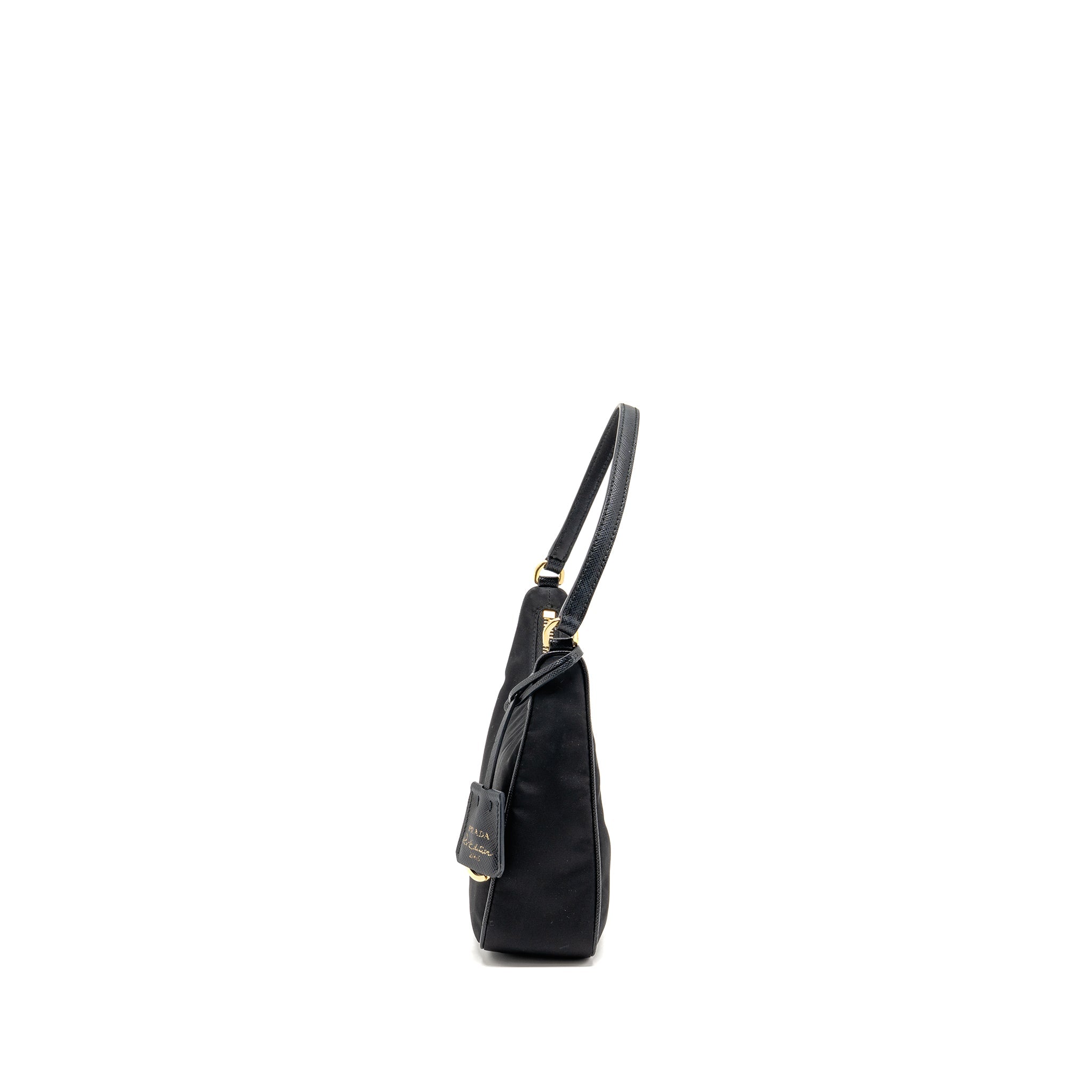 PRADA REEDITION 2005 NYLON BAG BLACK GHW