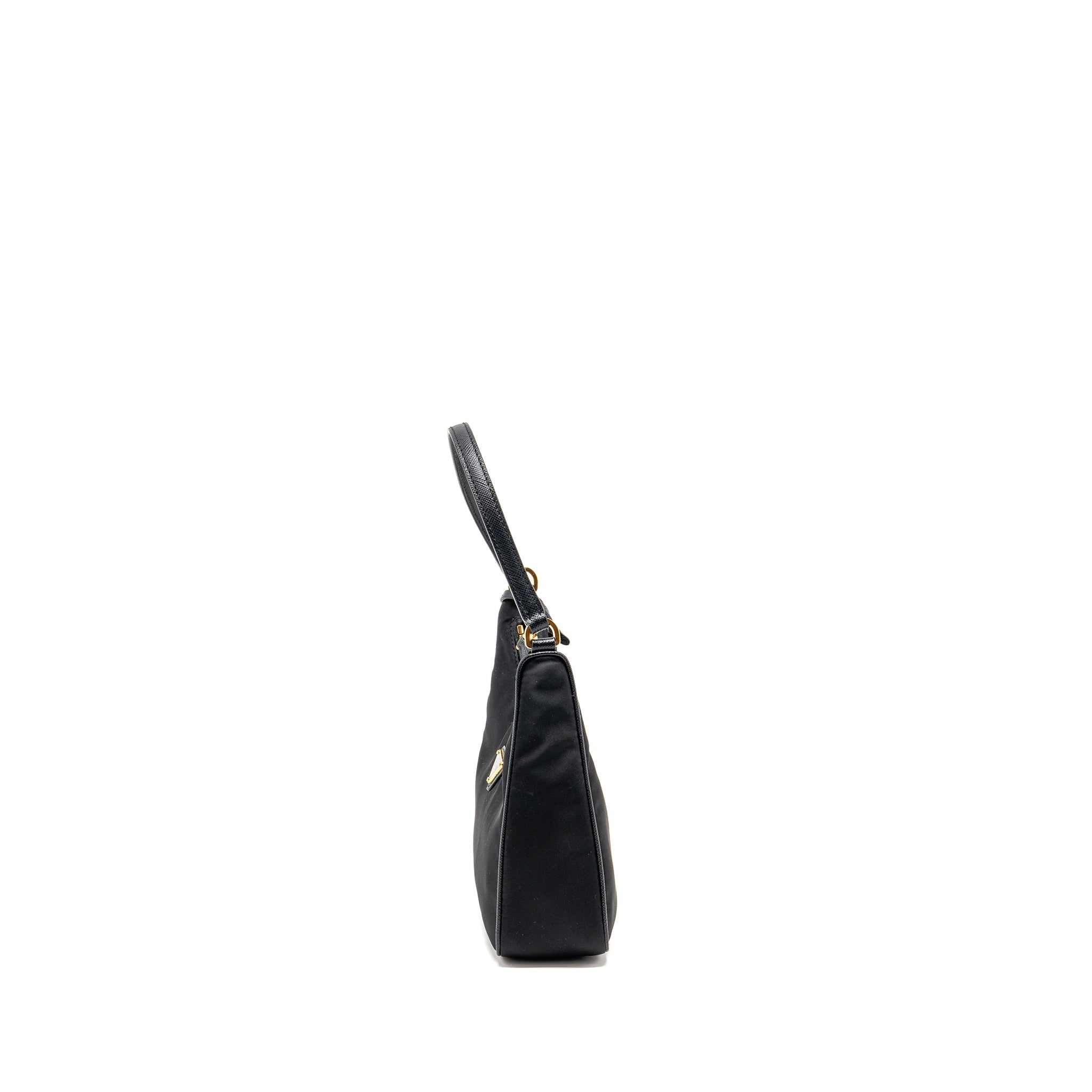 PRADA REEDITION 2005 NYLON BAG BLACK GHW