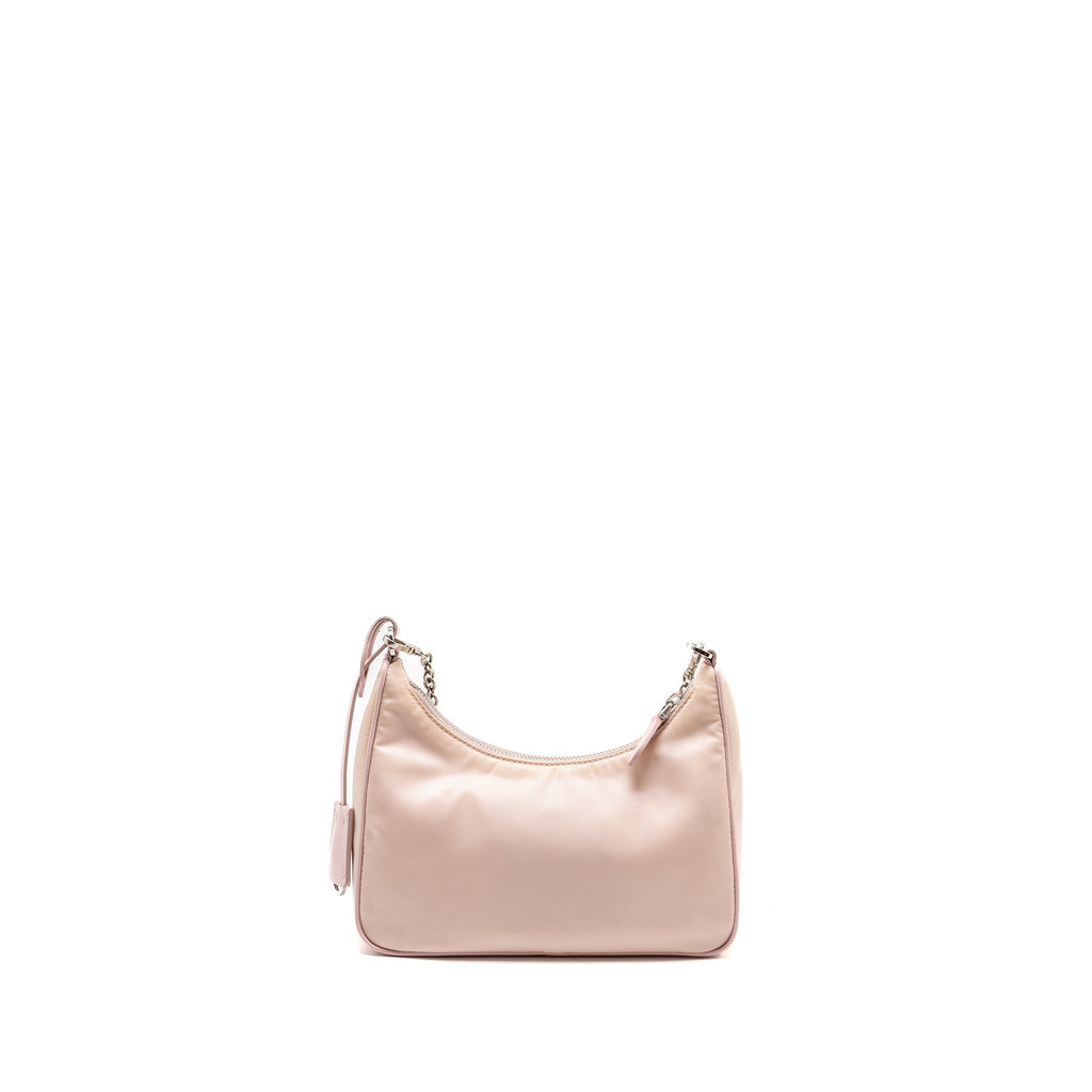 PRADA RE-EDITION 2005 SAFFIANO BAG RE-NYLON ALABASTRO SHW