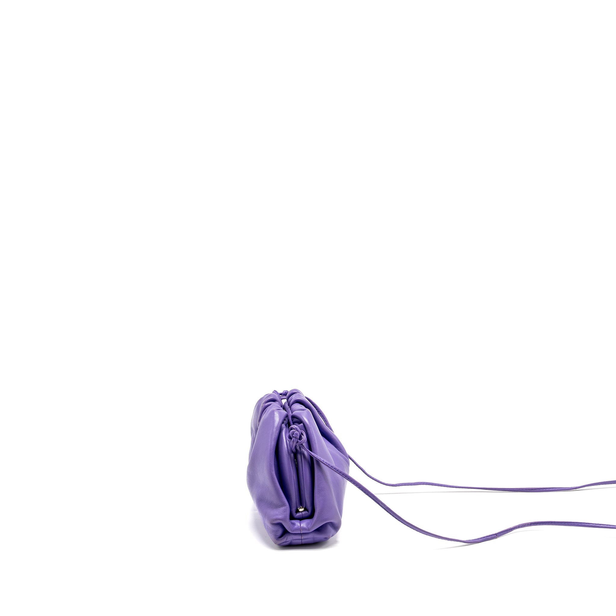 BOTTEGA VENETA MINI POUCH CALFSKIN PURPLE SHW