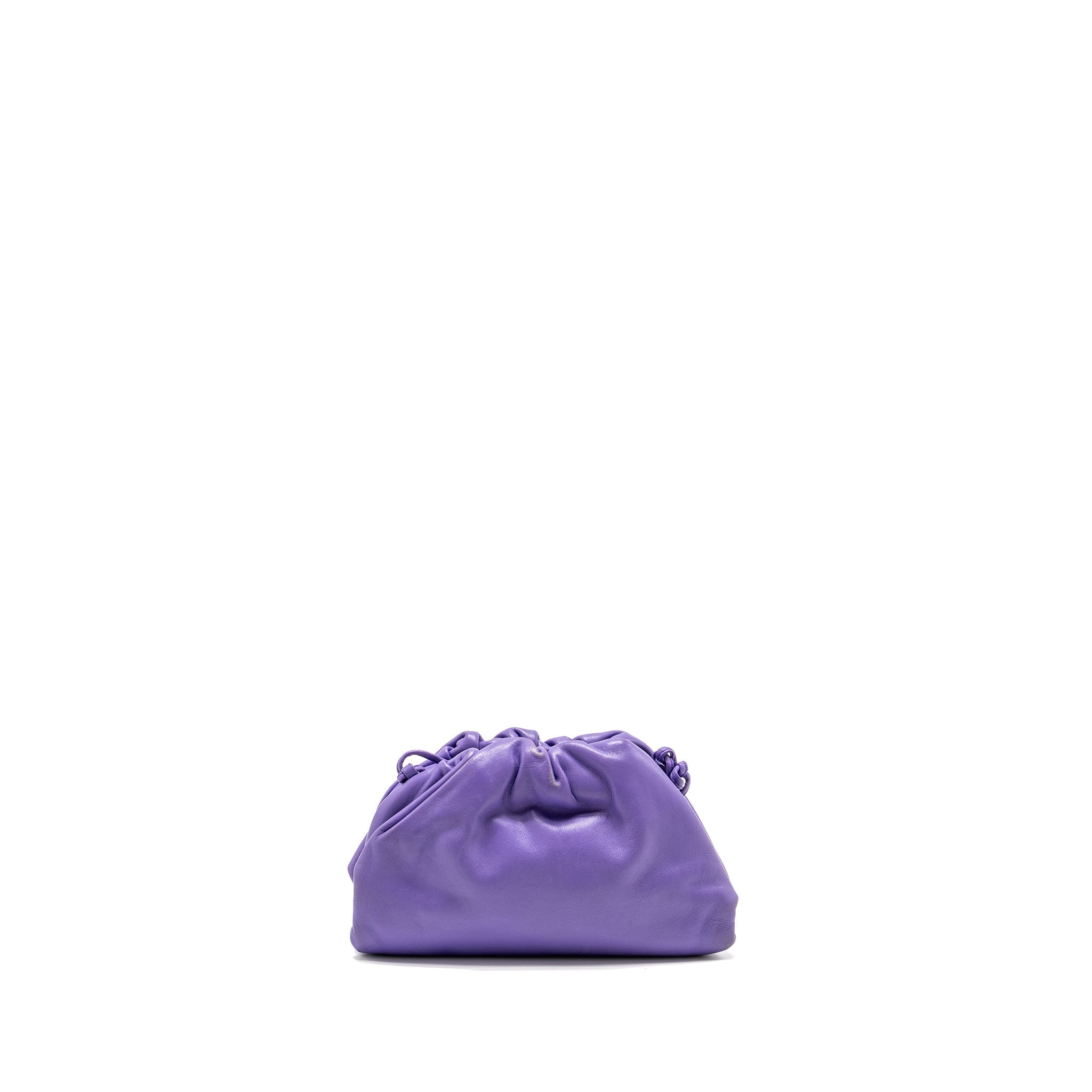 BOTTEGA VENETA MINI POUCH CALFSKIN PURPLE SHW