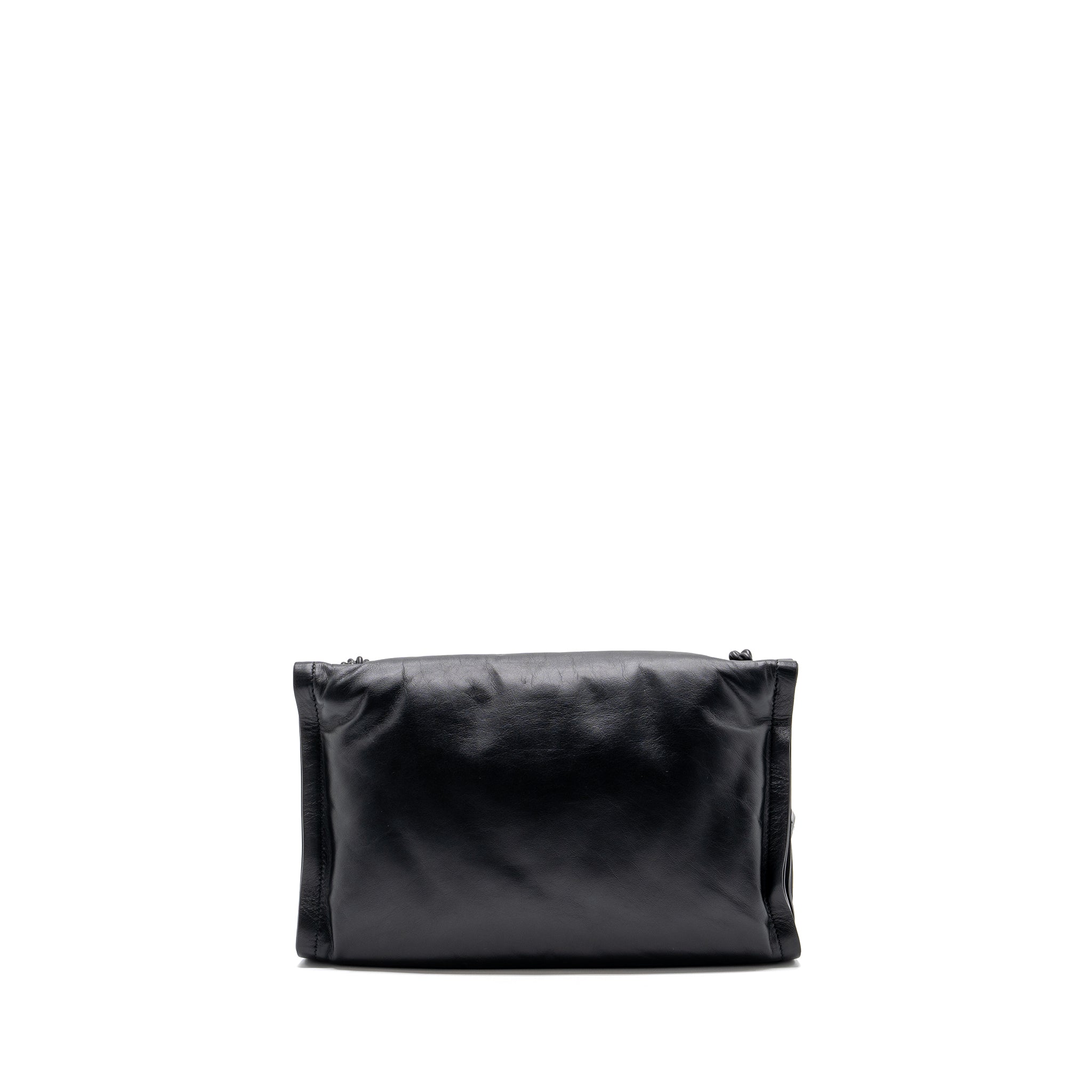 SALVATORE FERRAGAMO SMALL VIVA BOW SHOULDER BAG BLACK WITH BLACK HARDWARE