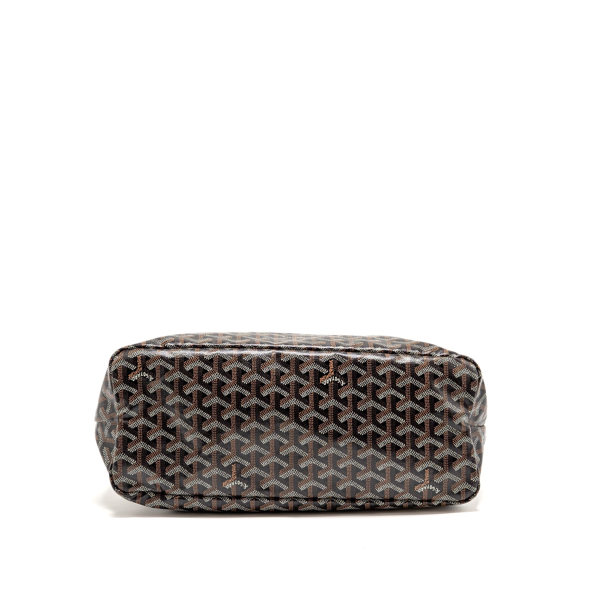 GOYARD BOHEME HOBO BAG GOYARDINE CANVAS BLACK SHW