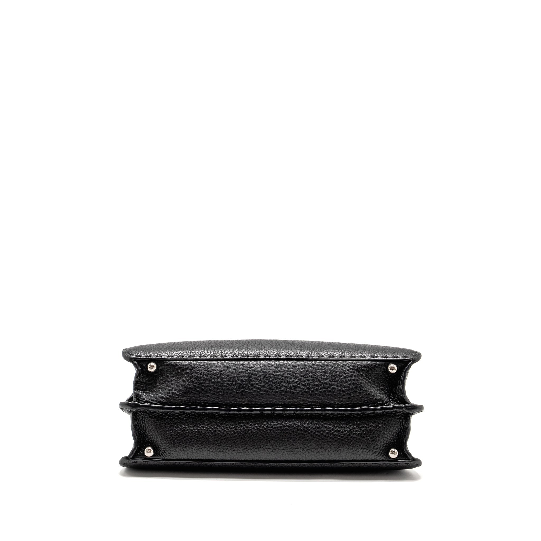 FENDI MEDIUM PEEKABOO BAG CALFSKIN BLACK SHW