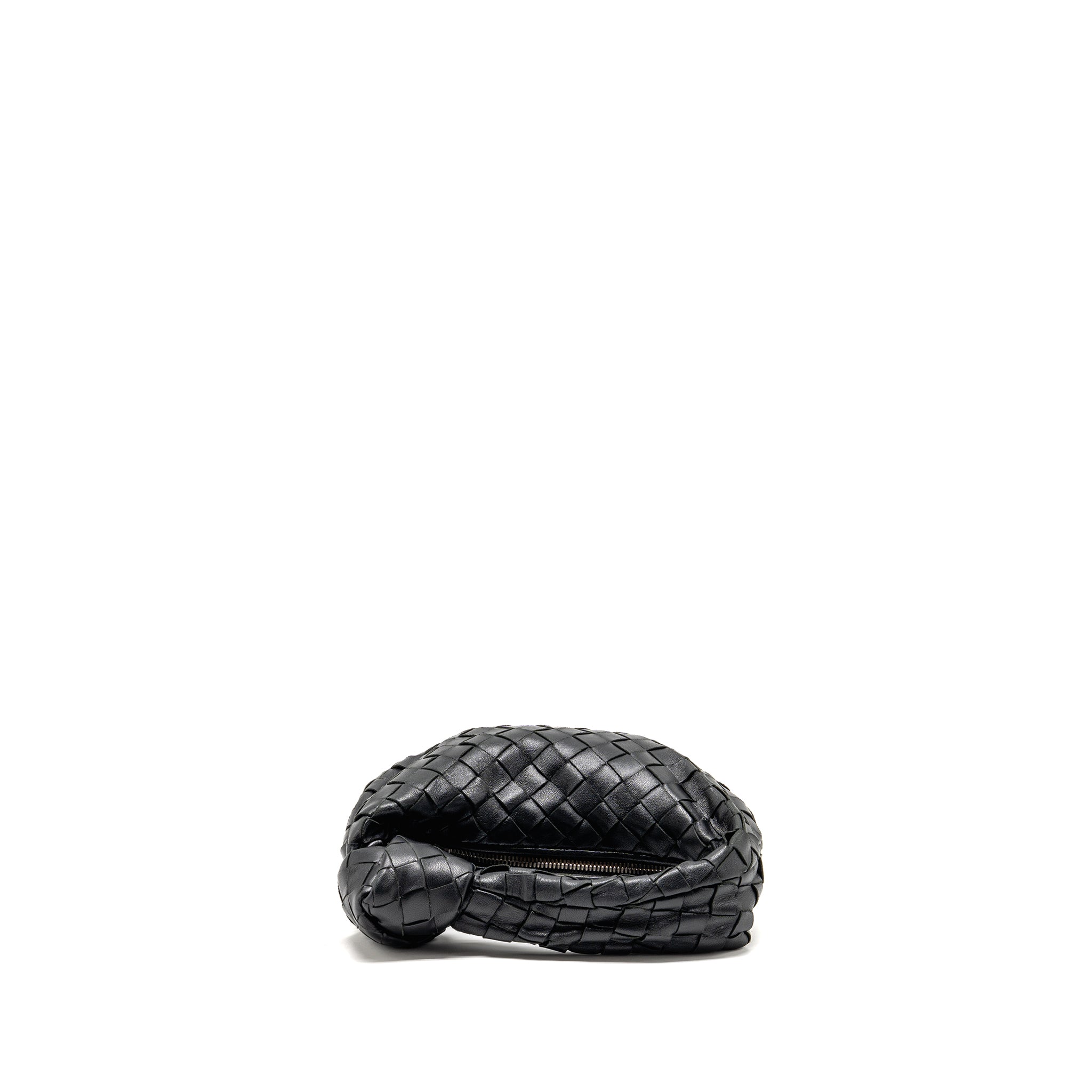 BOTTEGA VENETA MINI JODIE LAMBSKIN BLACK SHW