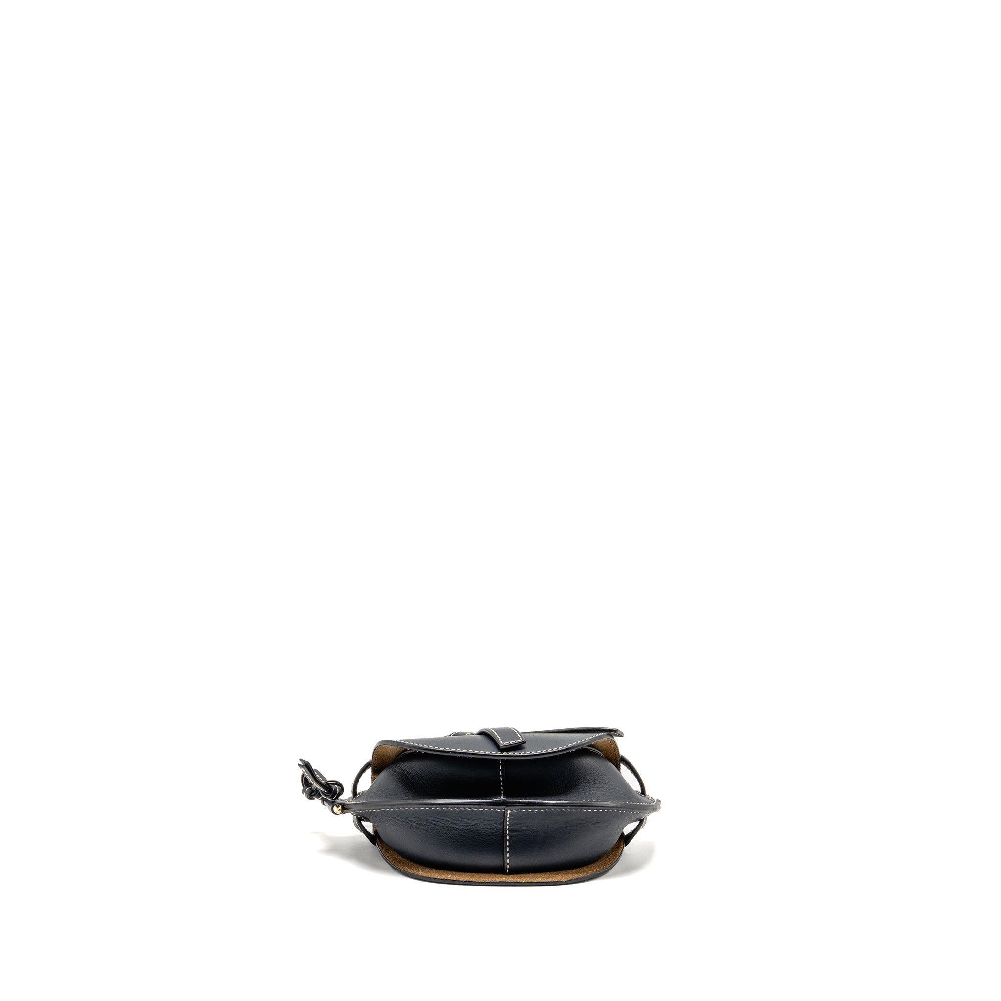 LOEWE MINI GATE BAG CALFSKIN DARK BLUE GHW