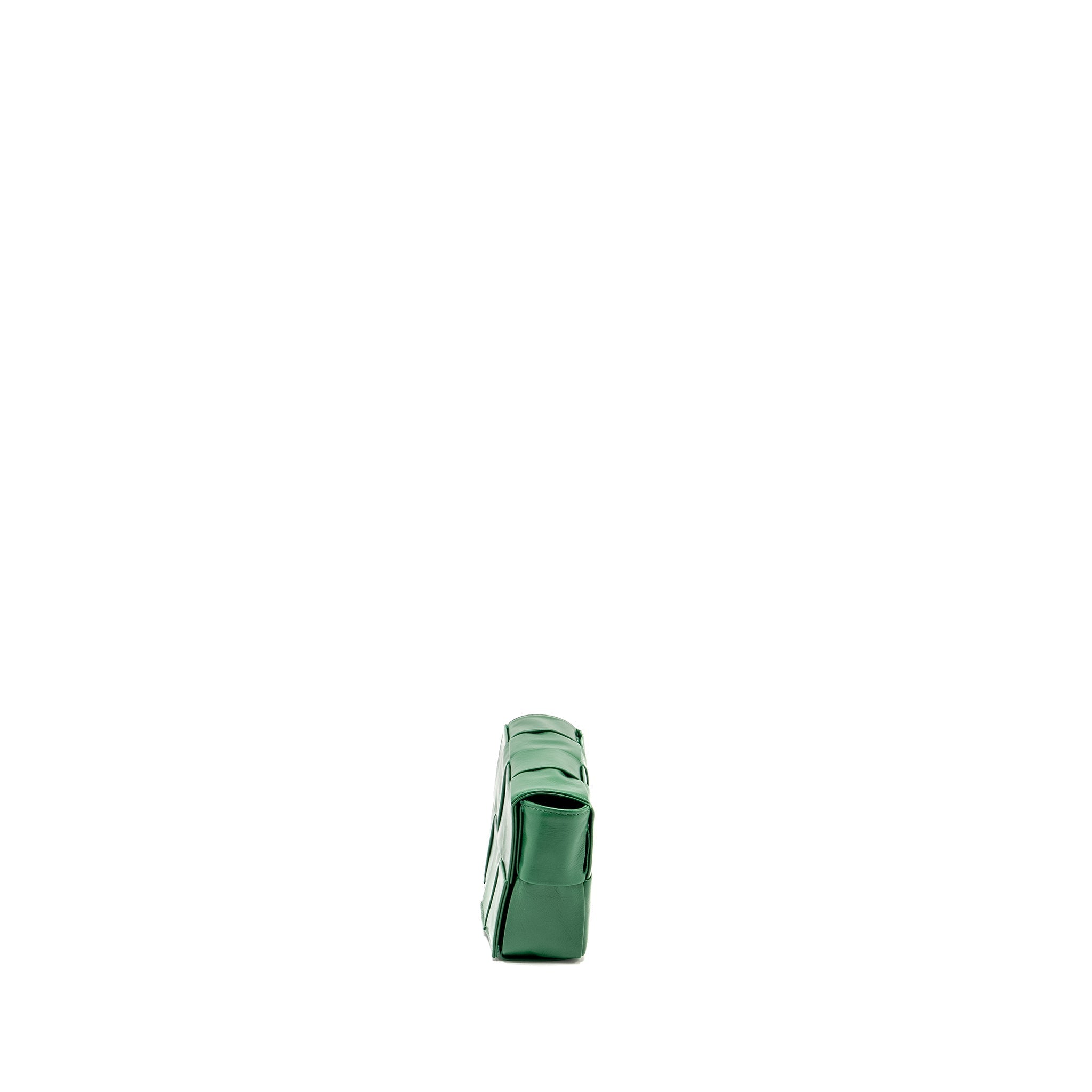 BOTTEGA VENETA CASSETTE BELT BAG CALFSKIN GREEN SHW