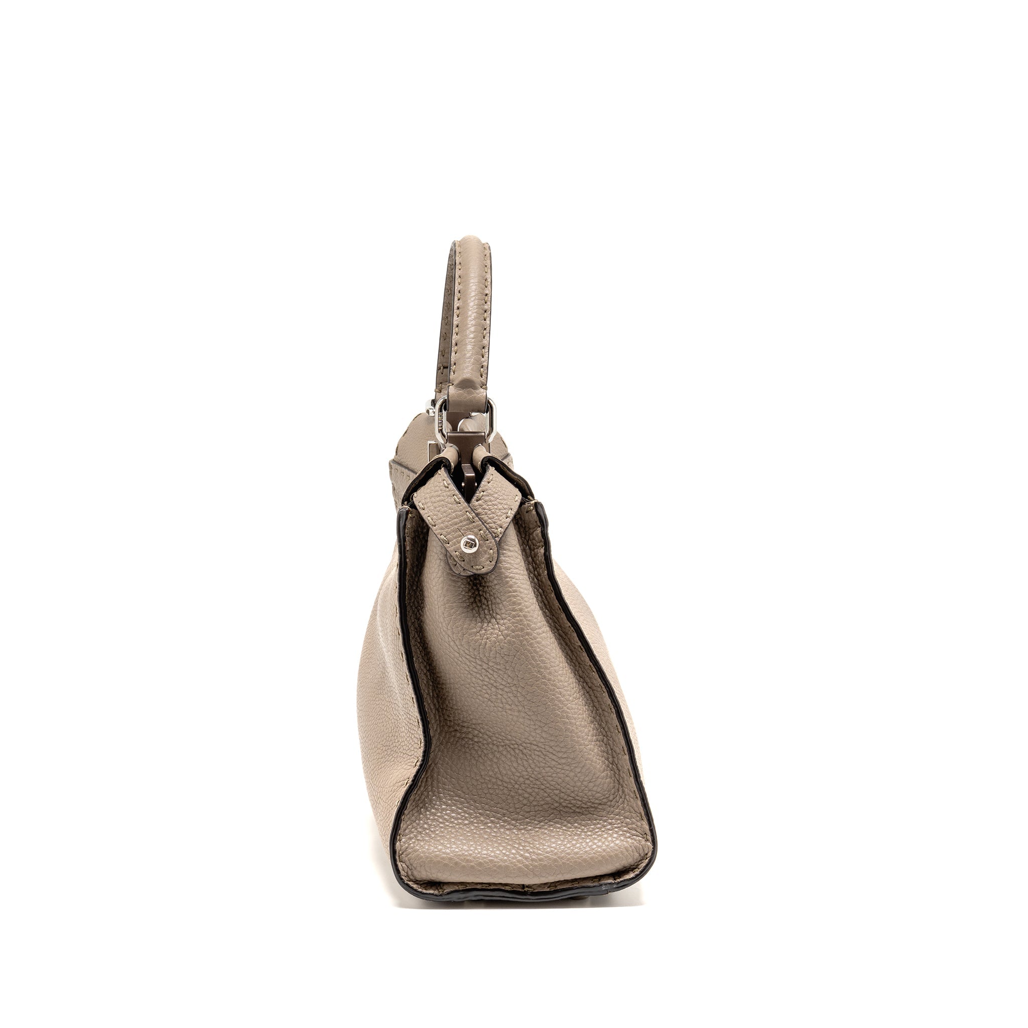 FENDI ISEEU MEDIUM PEEKABOO CALFSKIN GREY SHW