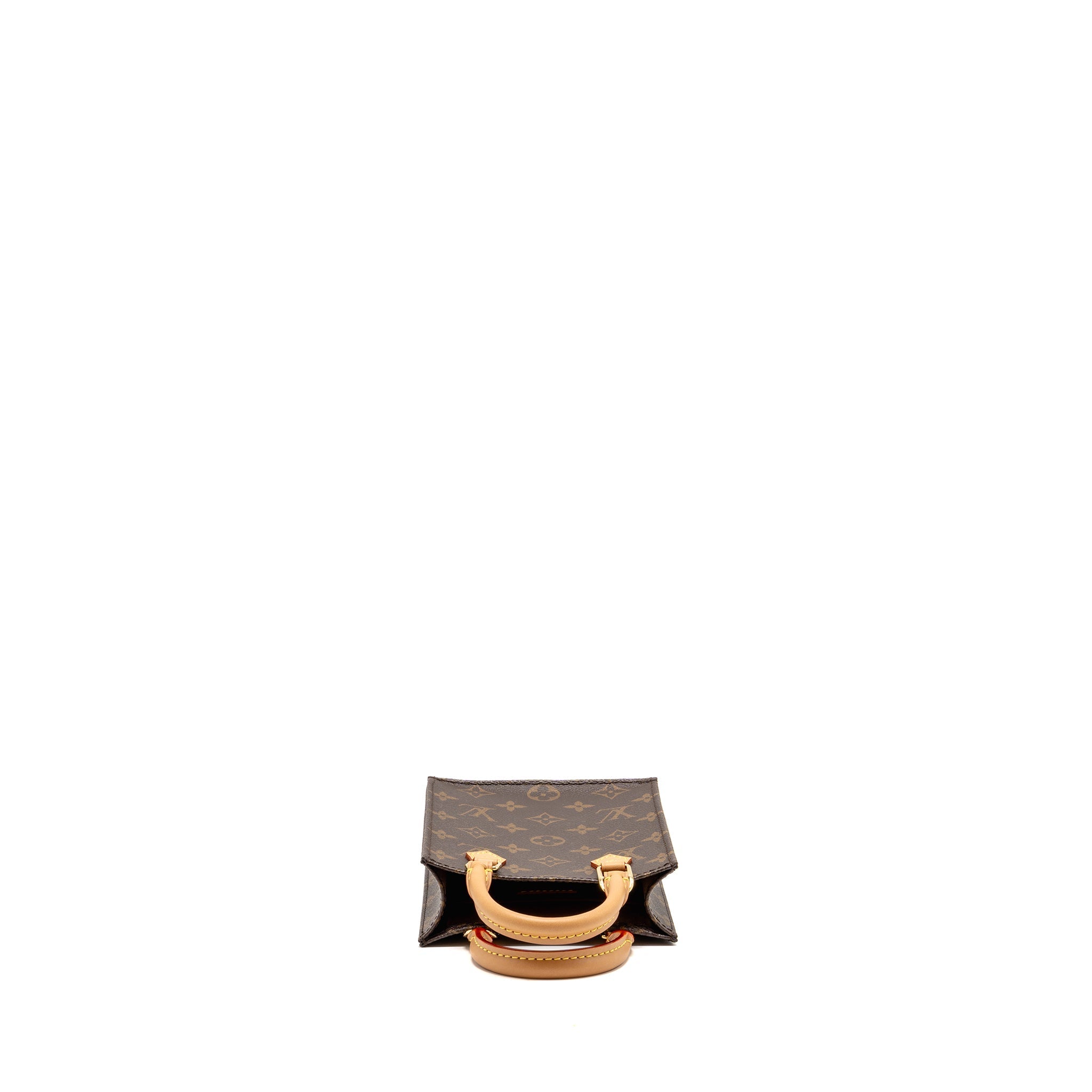 LOUIS VUITTON PETIT SAC PLAT MONOGRAM CANVAS GHW