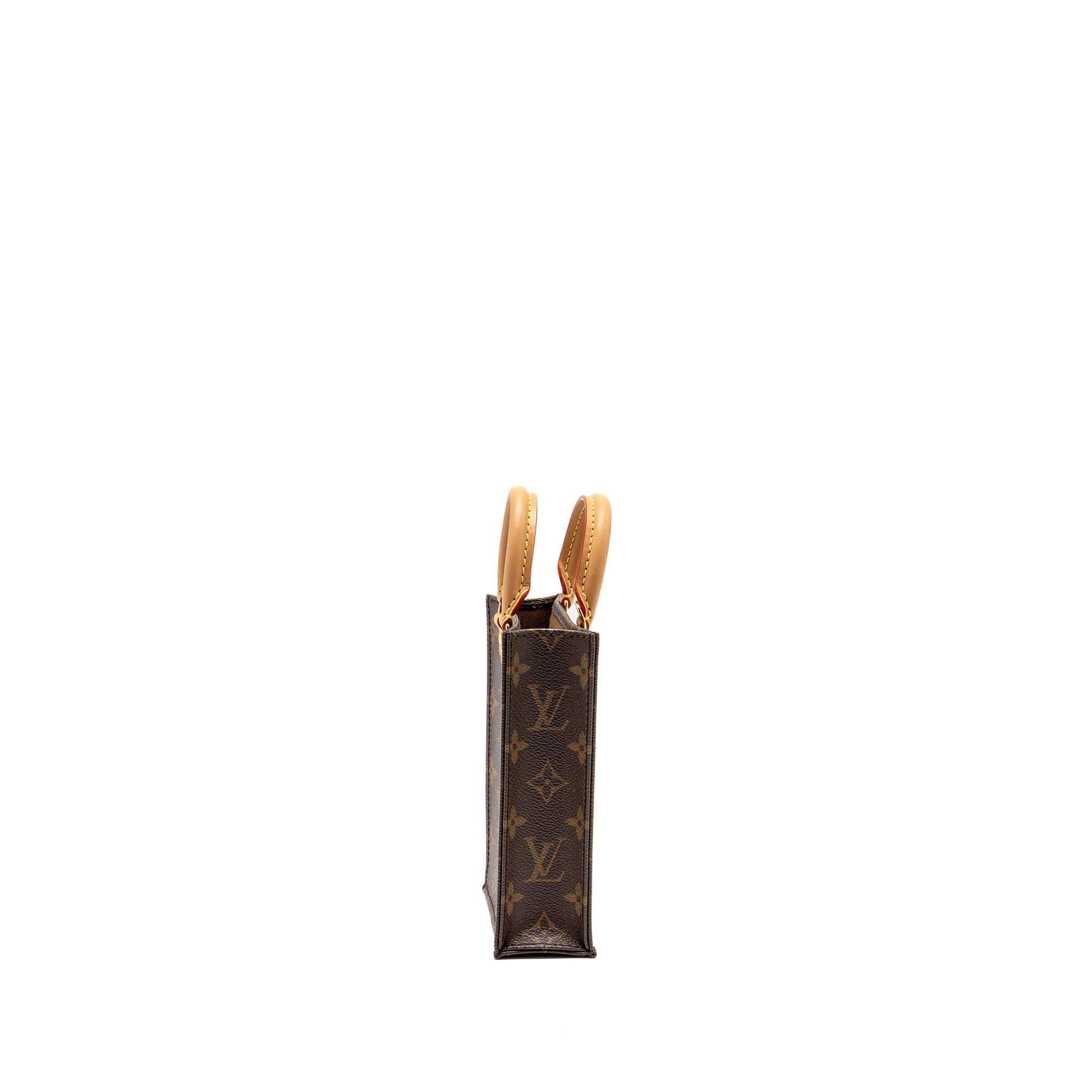 LOUIS VUITTON PETIT SAC PLAT MONOGRAM CANVAS GHW