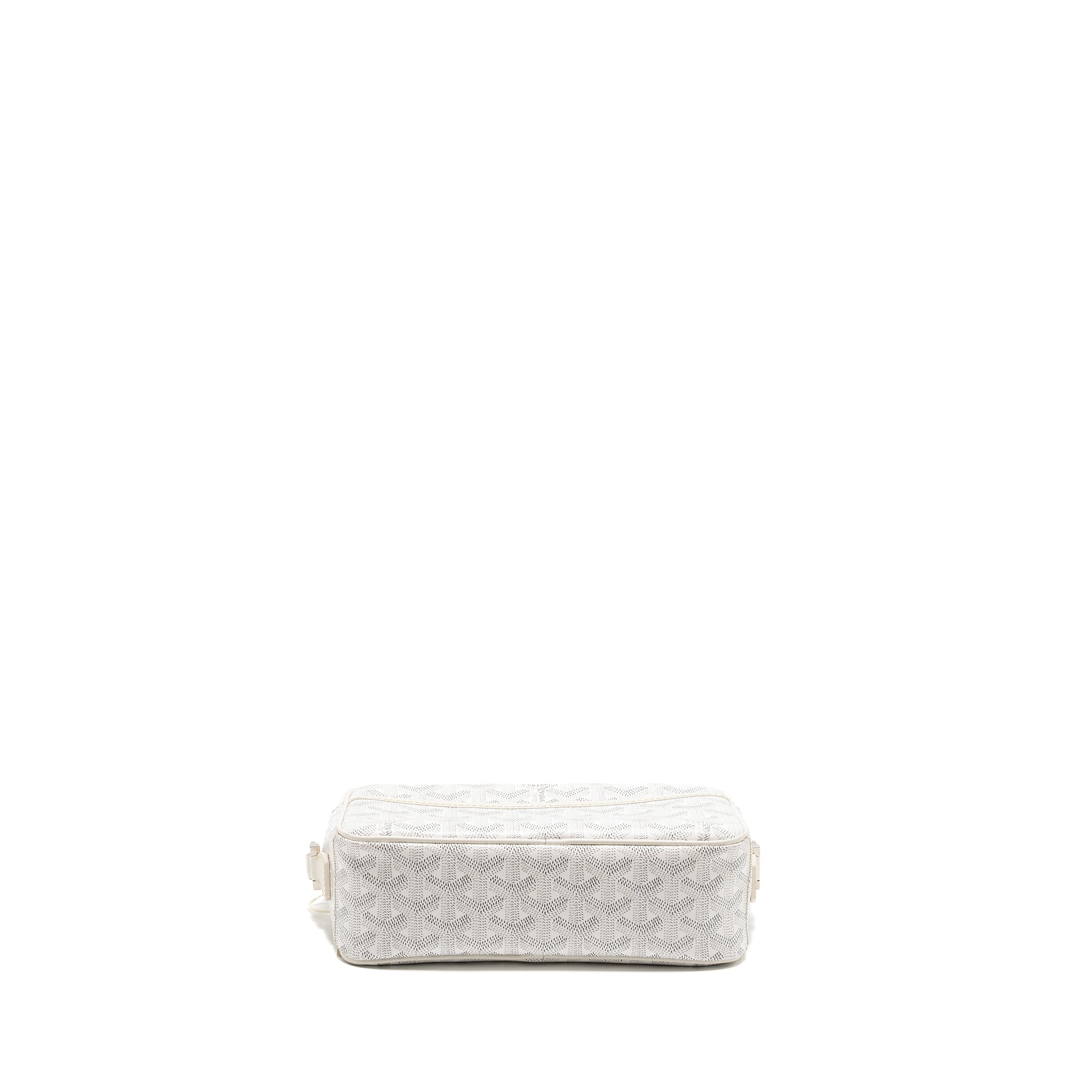 GOYARD CAPE VERT CROSSBODY BAG GOYARDLINE CANVAS WHITE SHW