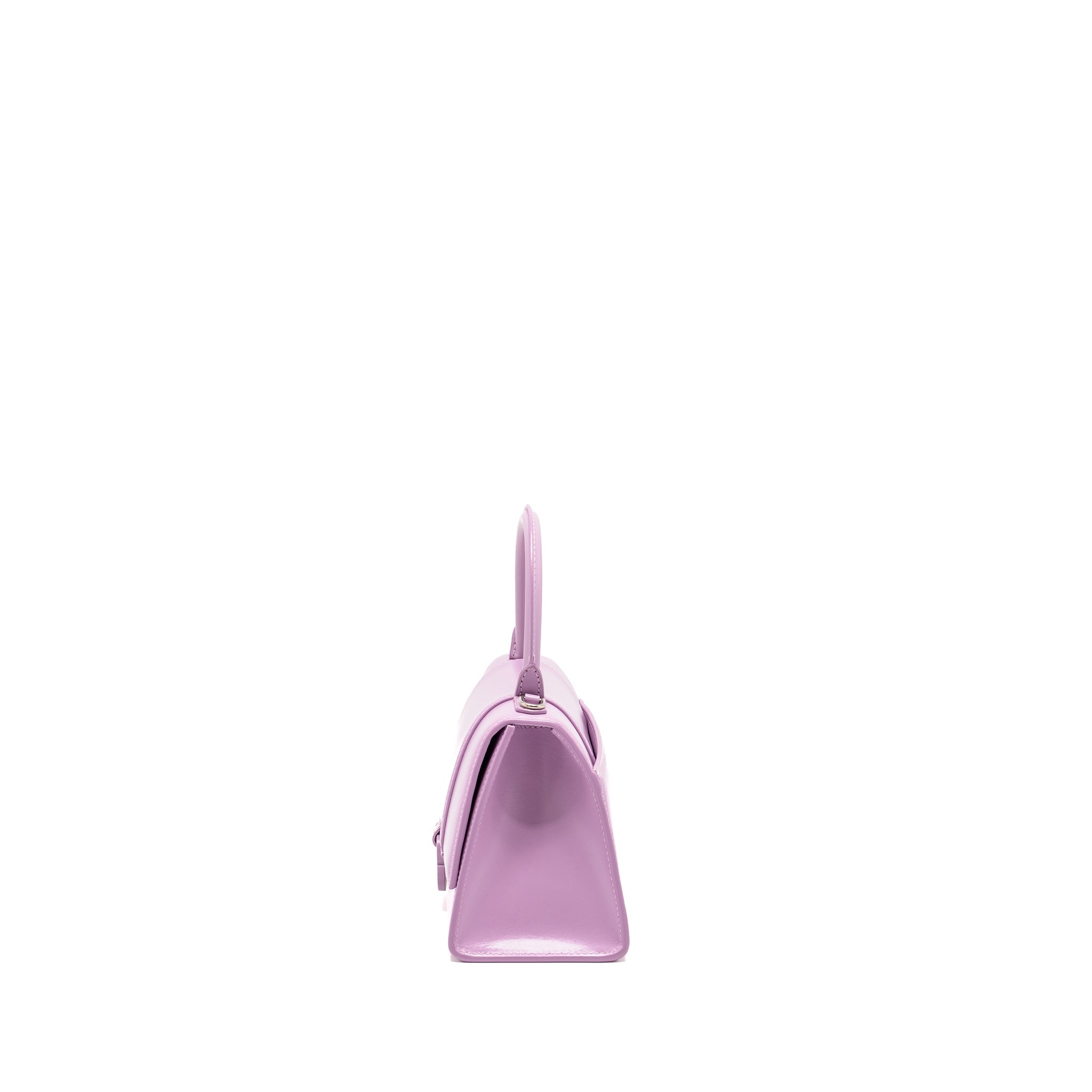 BALENCIAGA SMALL HOURGLASS BAG CALFSKIN LIGHT PURPLE SHW
