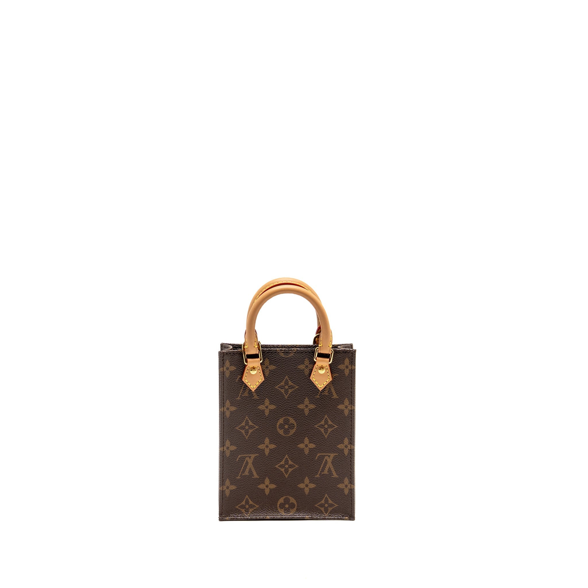 LOUIS VUITTON PETIT SAC PLAT MONOGRAM CANVAS GHW