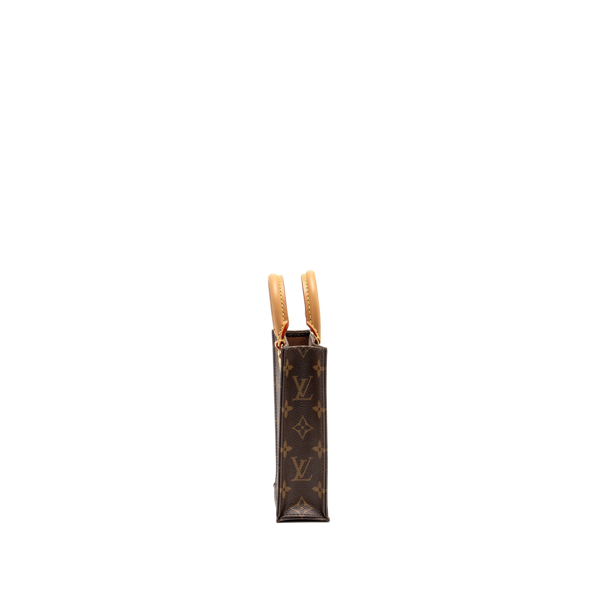 LOUIS VUITTON PETIT SAC PLAT MONOGRAM CANVAS GHW