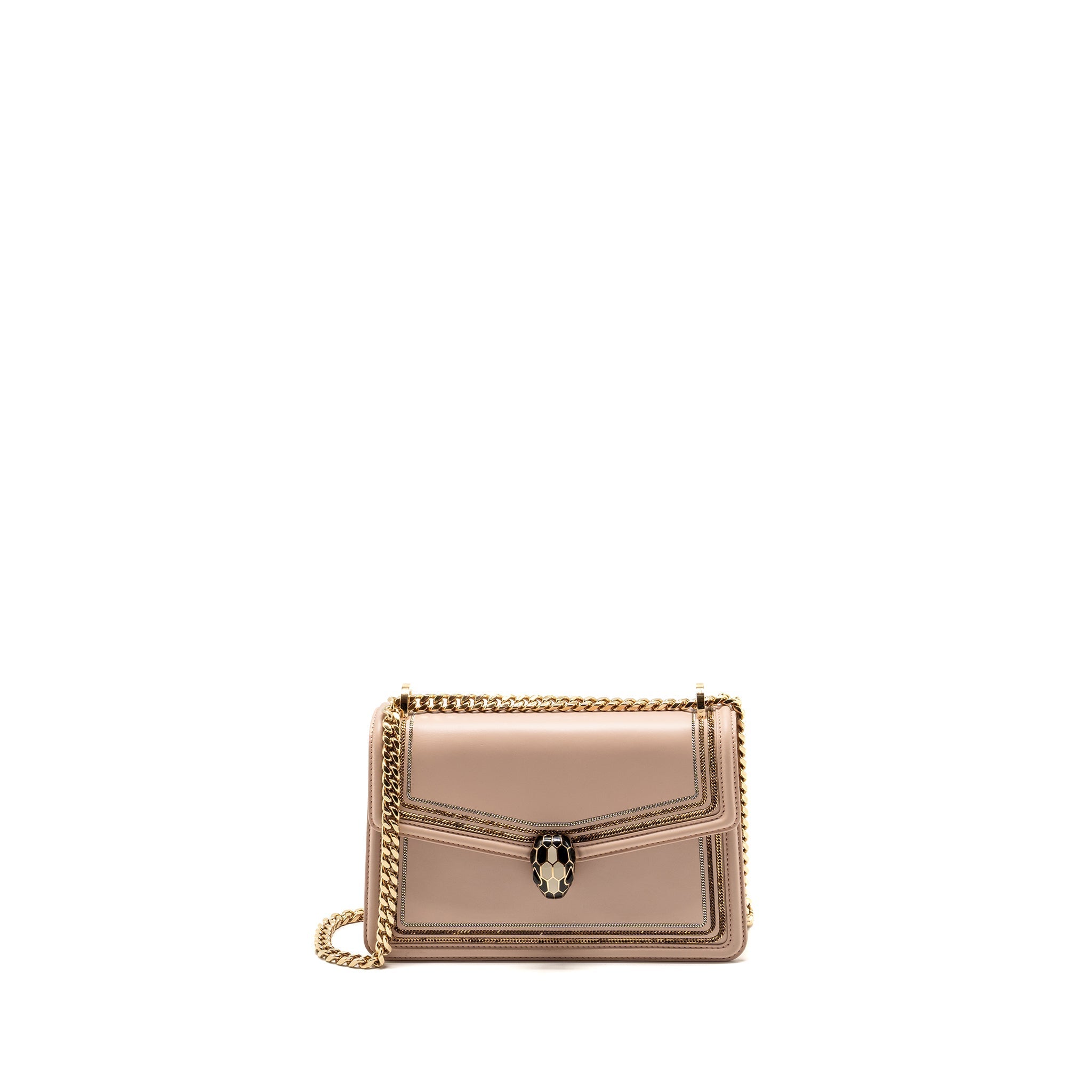 BVLGARI SERPENTI FOREVER SHOULDER BAG LIMITED EDITION PINK GHW