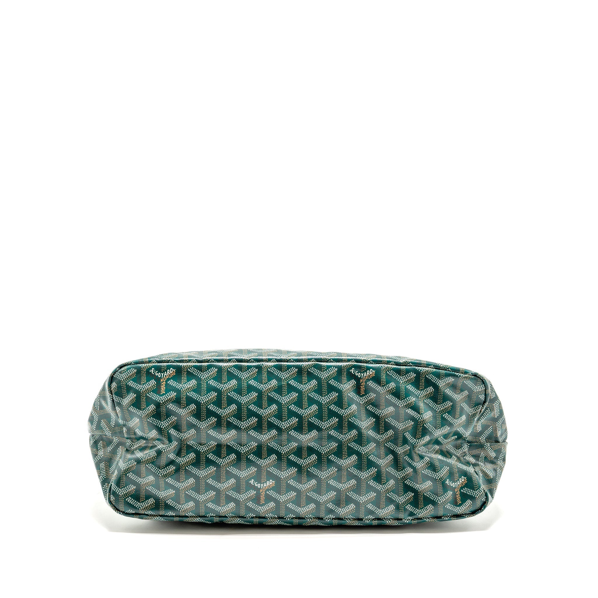 GOYARD BOHEME HOBO PM GOYARDINE CANVAS/CALFSKIN GREEN SHW